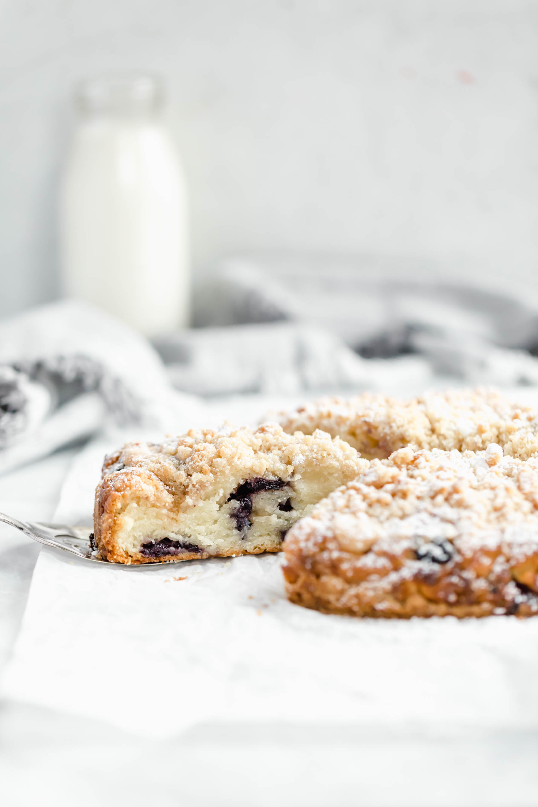 Blueberry scones with a decadent streusel topping. These blueberry streusel scones are perfect for mother's day!