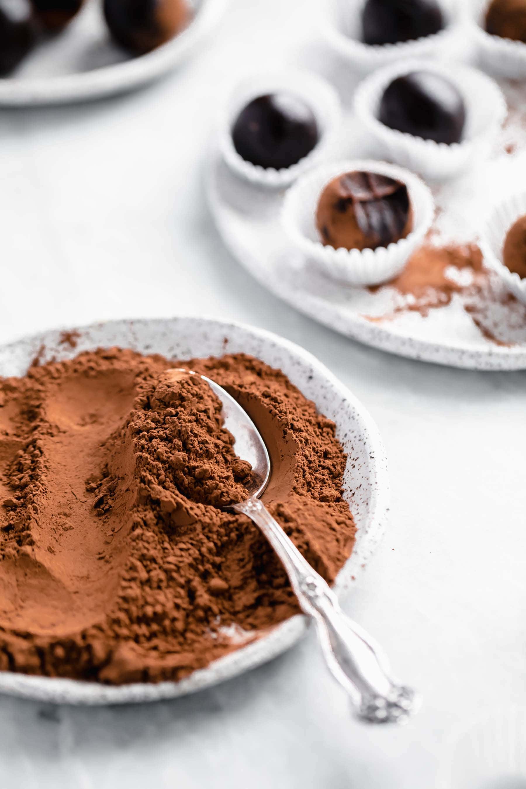 You'd never know these fudgy healthy vegan brownies truffles are raw, refined sugar free, AND gluten free. They're a chocolate lovers dream.