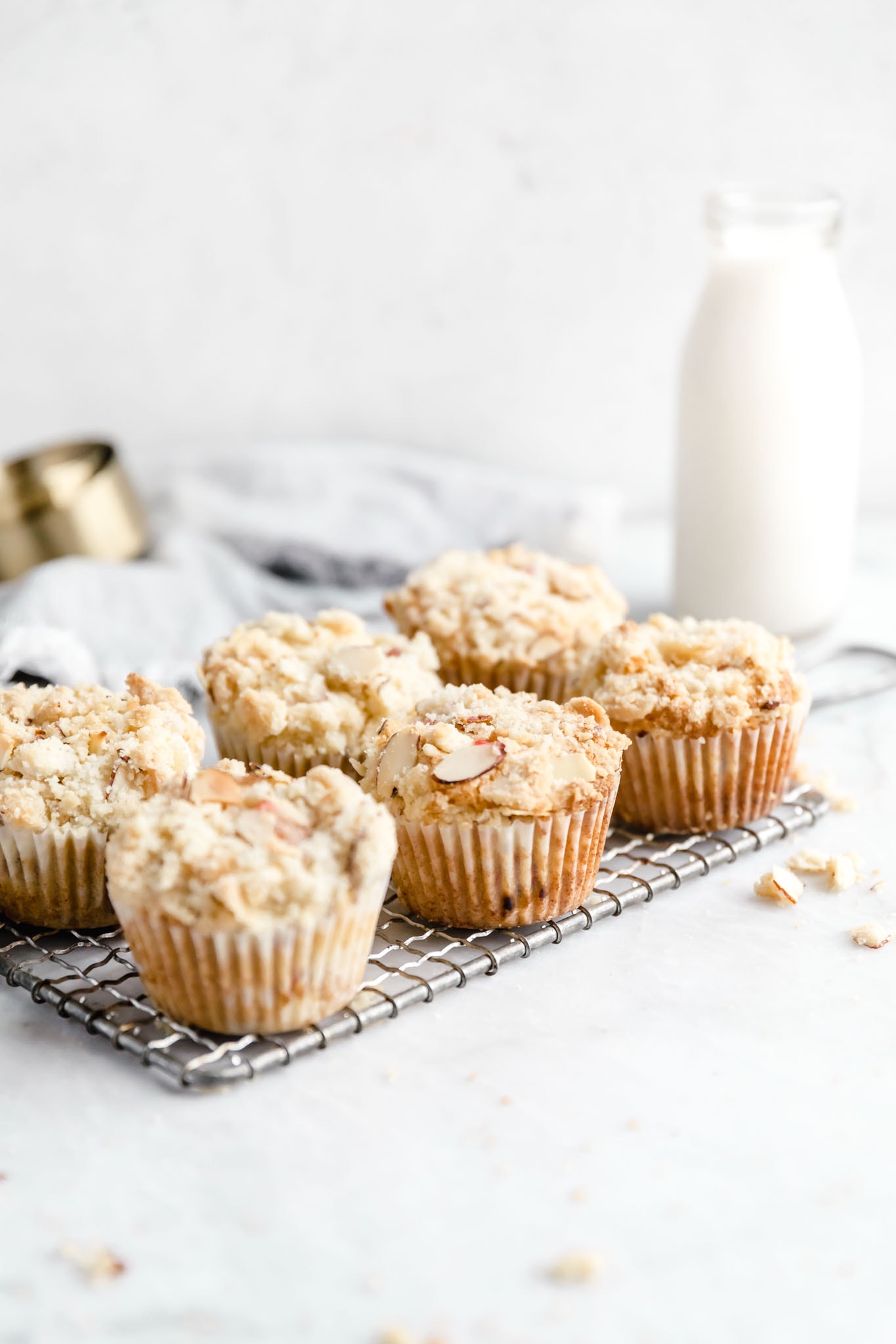 Looking for your new favorite spring muffin recipe? We gotcha covered. These Almond rhubarb muffins are tender, moist and packed with chunks of rhubarb. YUM