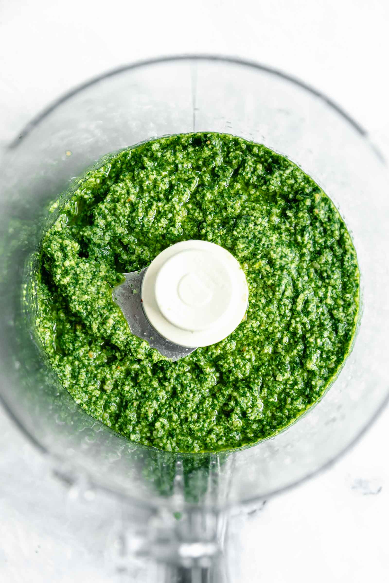 easy homemade pesto in a food processor
