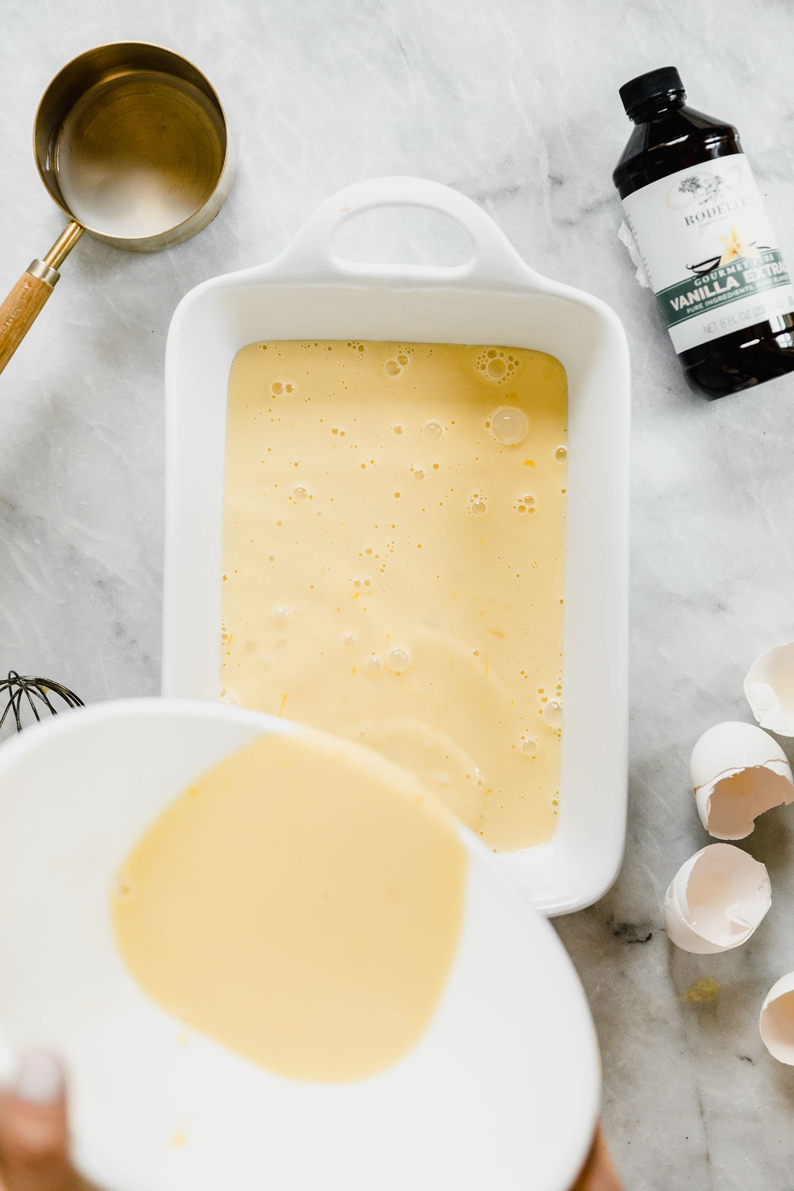 transfer batter to shallow dish for french toast