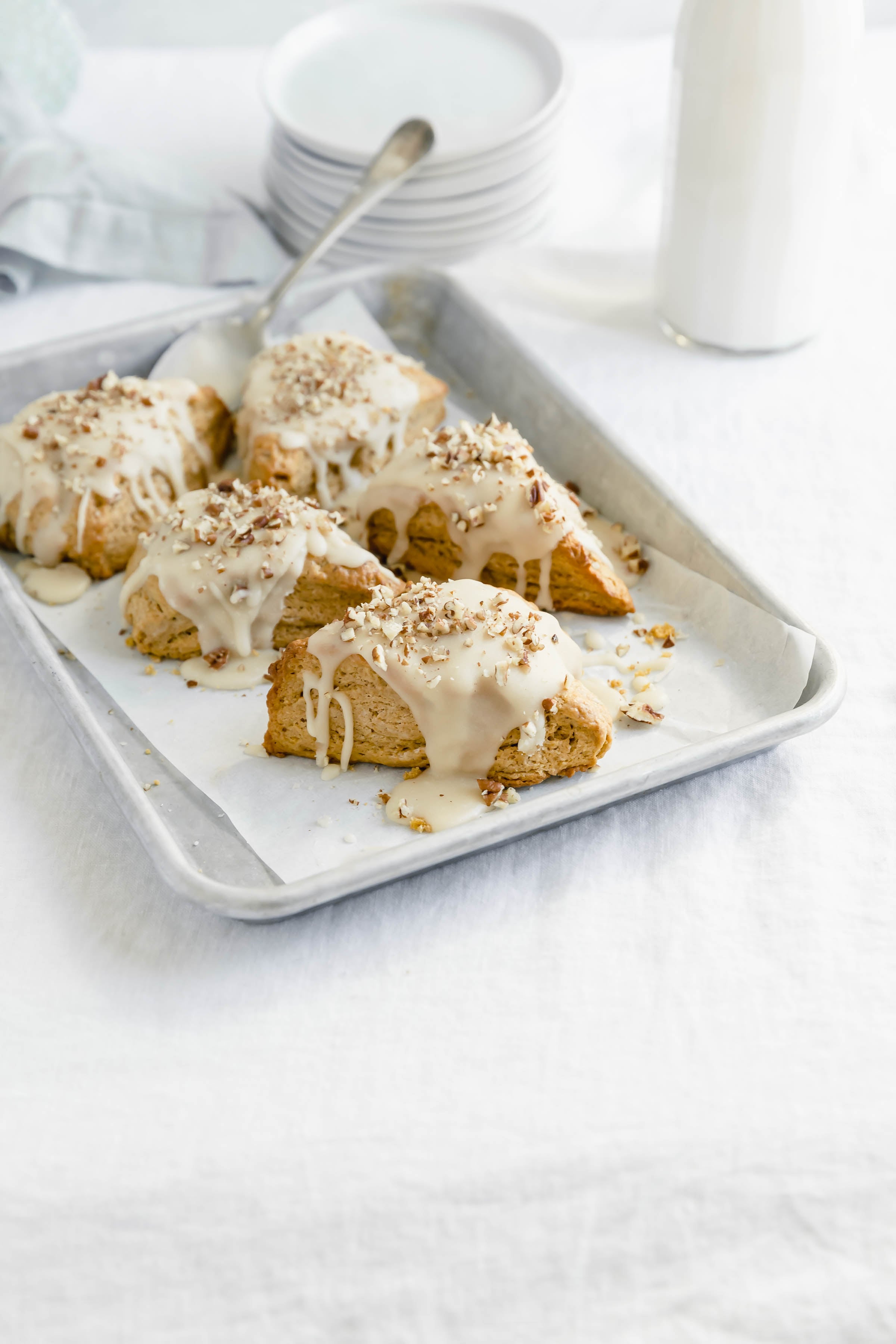 this pumpkin scone recipe for the moist and delicious scones you'll ever have!