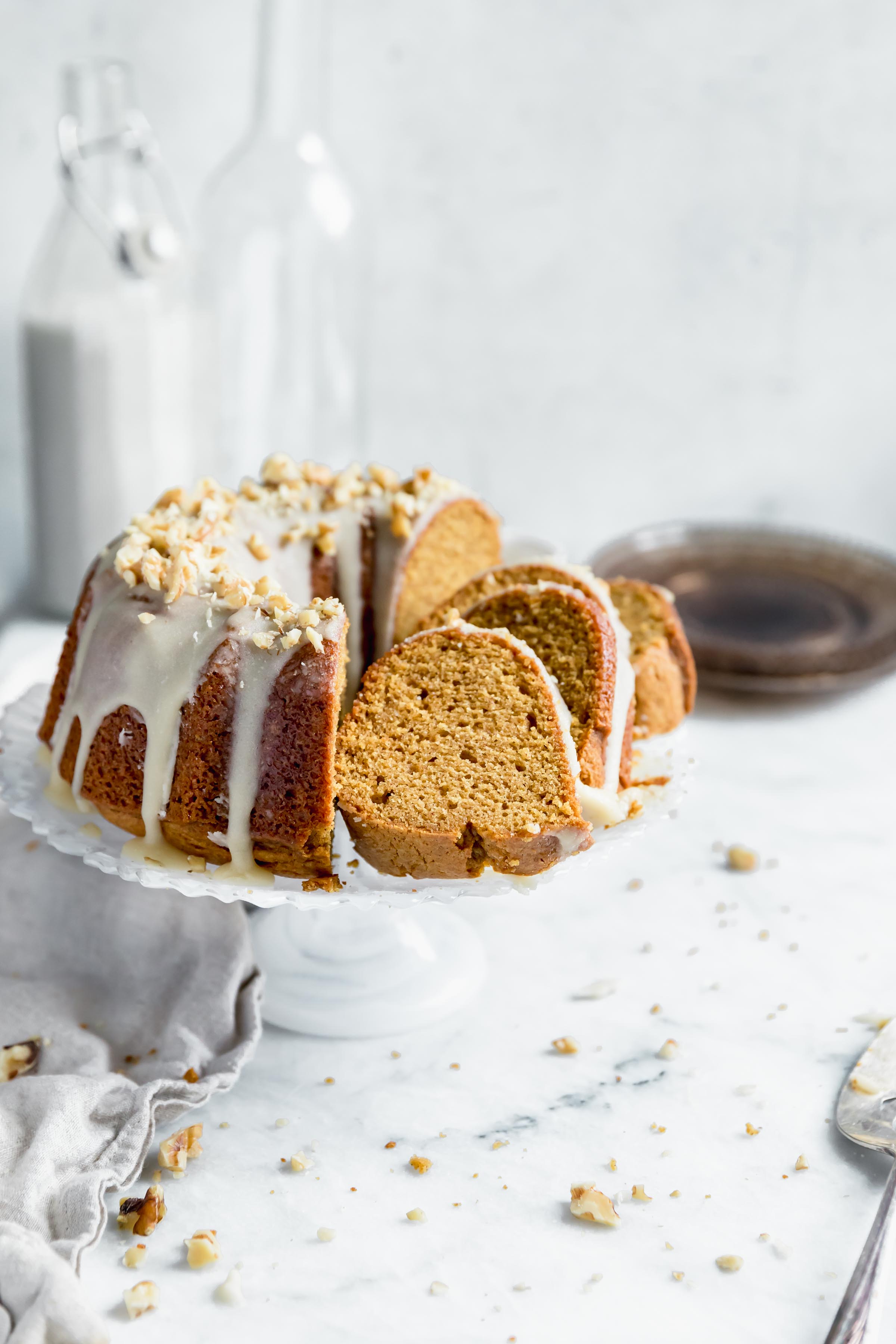 This maple sweet potato bundt cake has the silkiest, dreamiest crumb. Perfect for this Holiday season and great for a crowd!