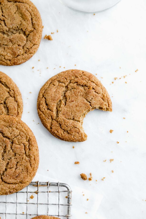 Gingersnaps and snickerdoodles had a baby with these scumptious gingerdoodles. Zingy, chewy, soft and perfect for the holiday season!