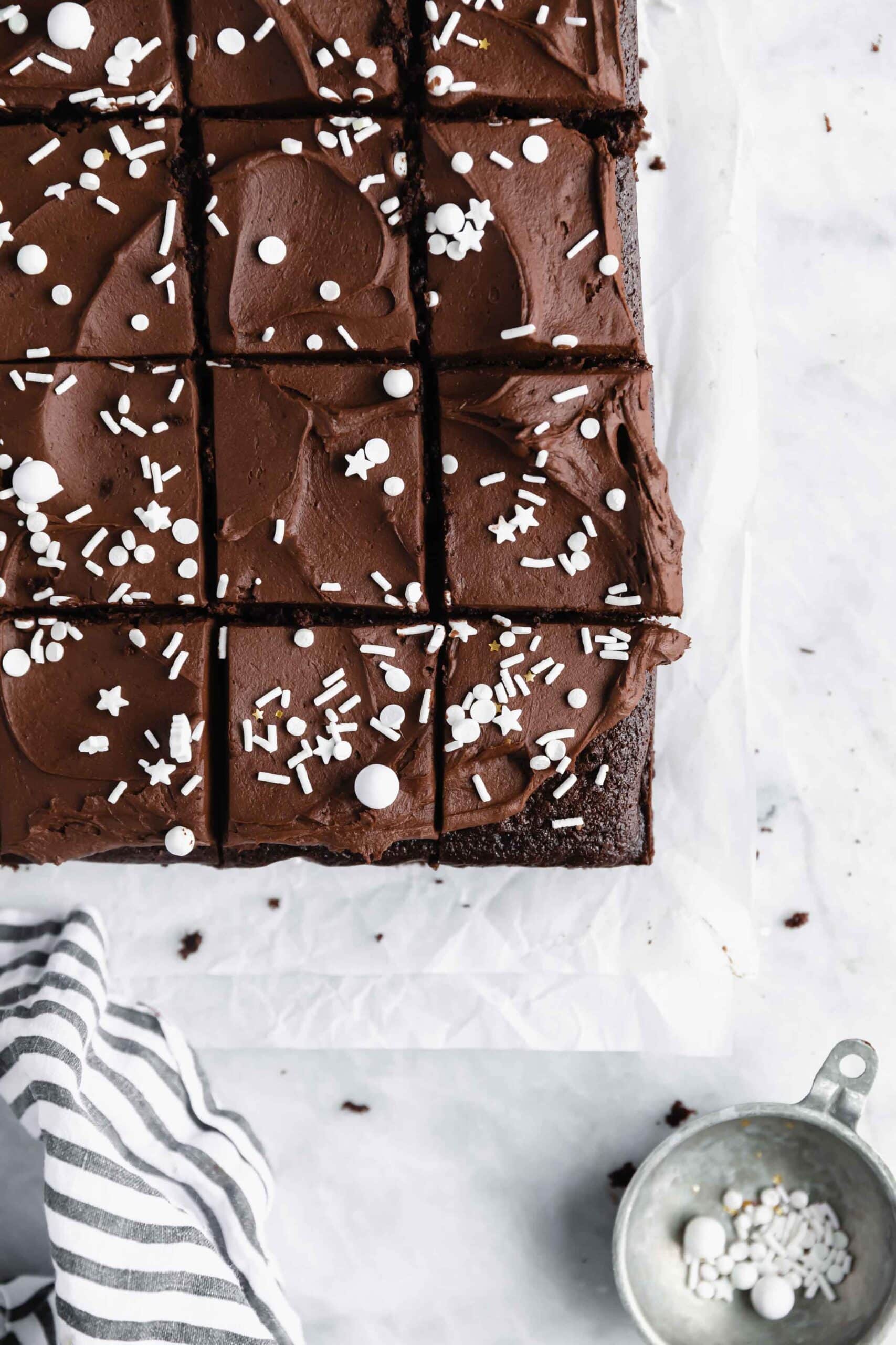 gluten free chocolate cake with homemade chocolate butter cream