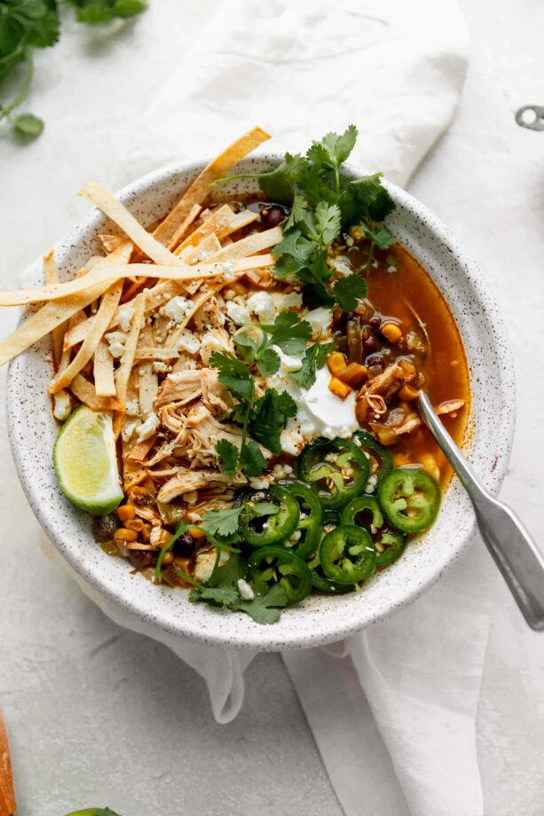 instant pot chicken tortilla soup recipe