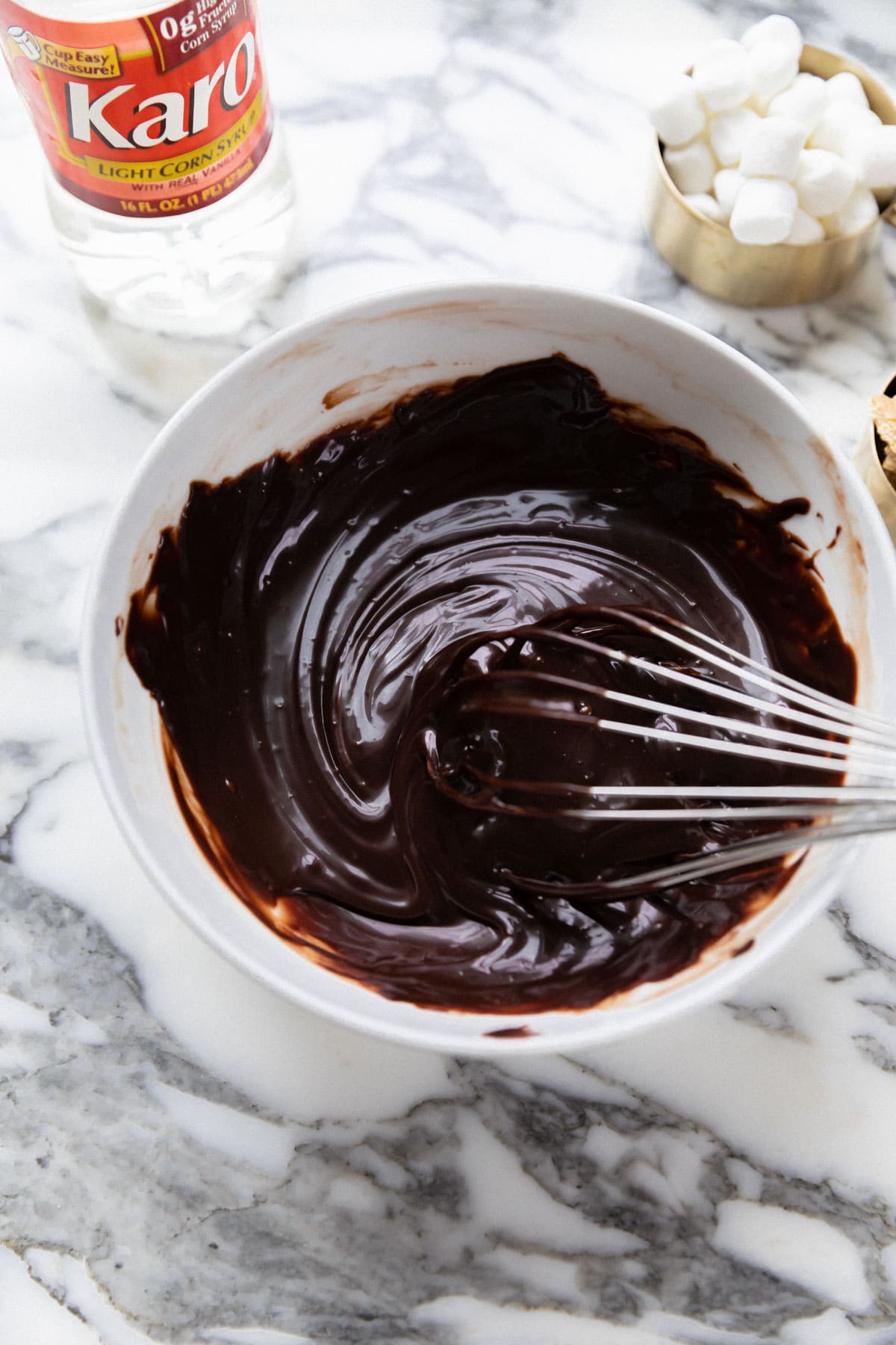 s'mores fudge batter