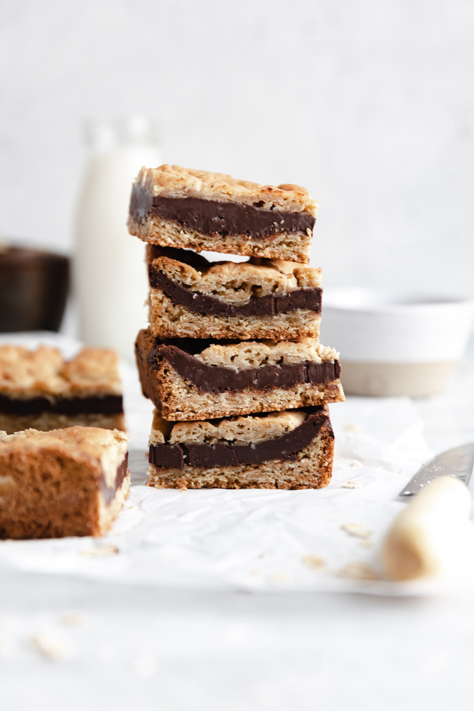chocolate oatmeal bars
