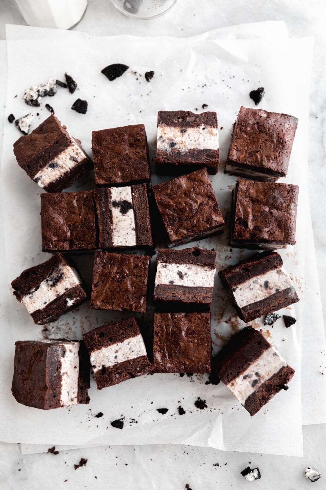 brownie ice cream sandwiches