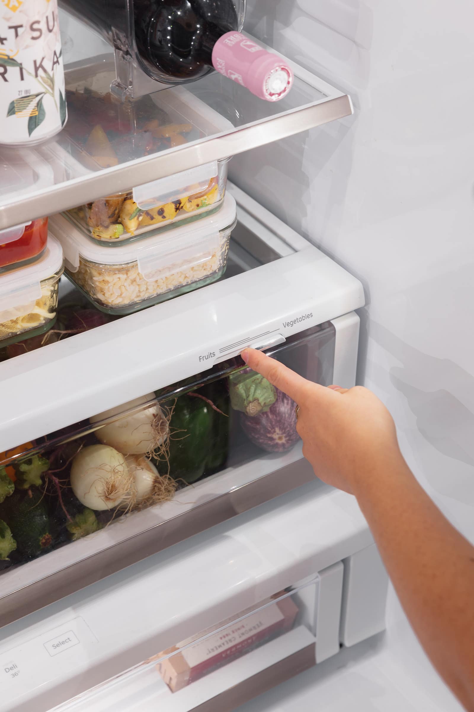 temperature control fridge door