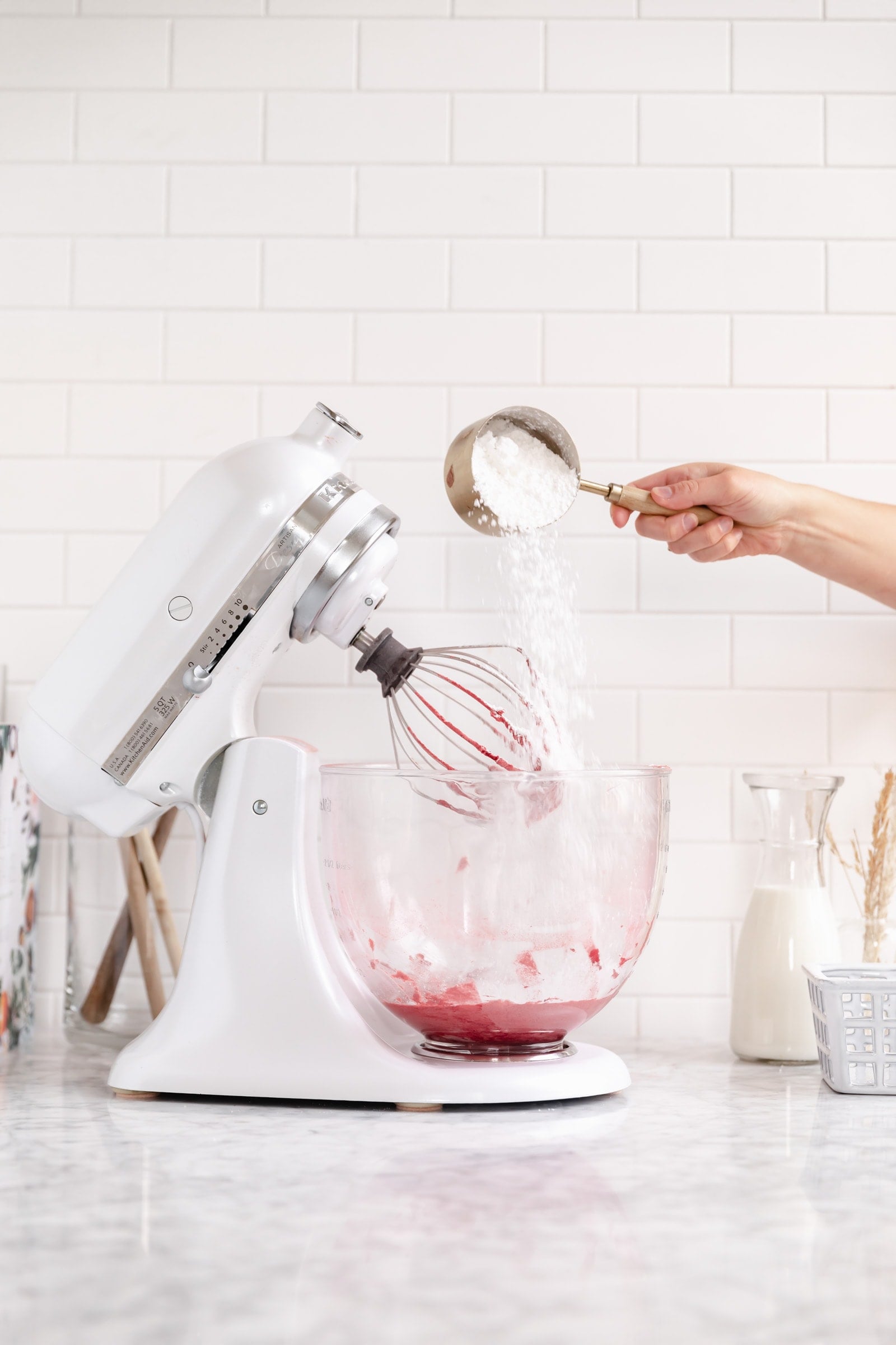 confectioners sugar in a bowl