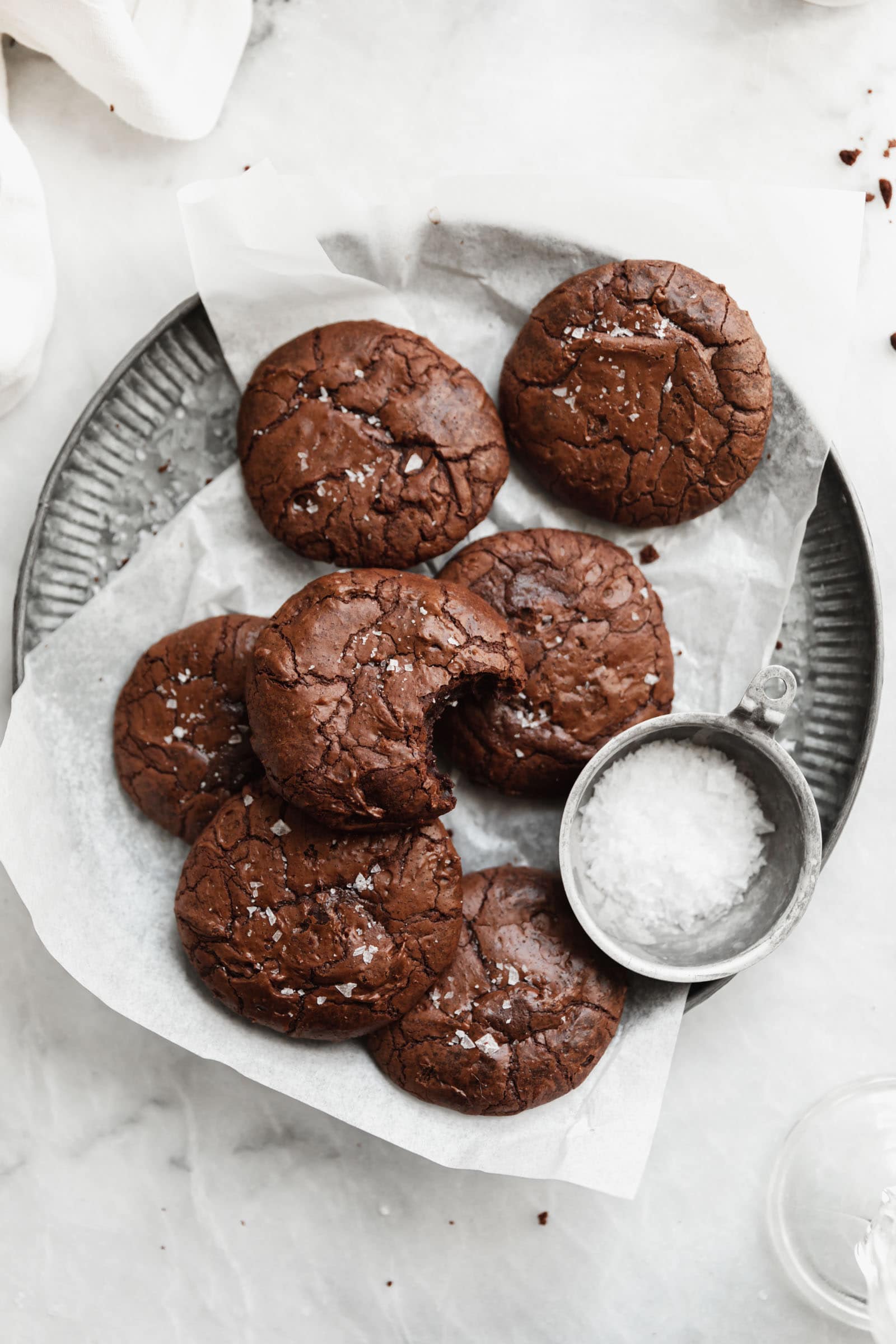 fudgy chocolate brownie cookies