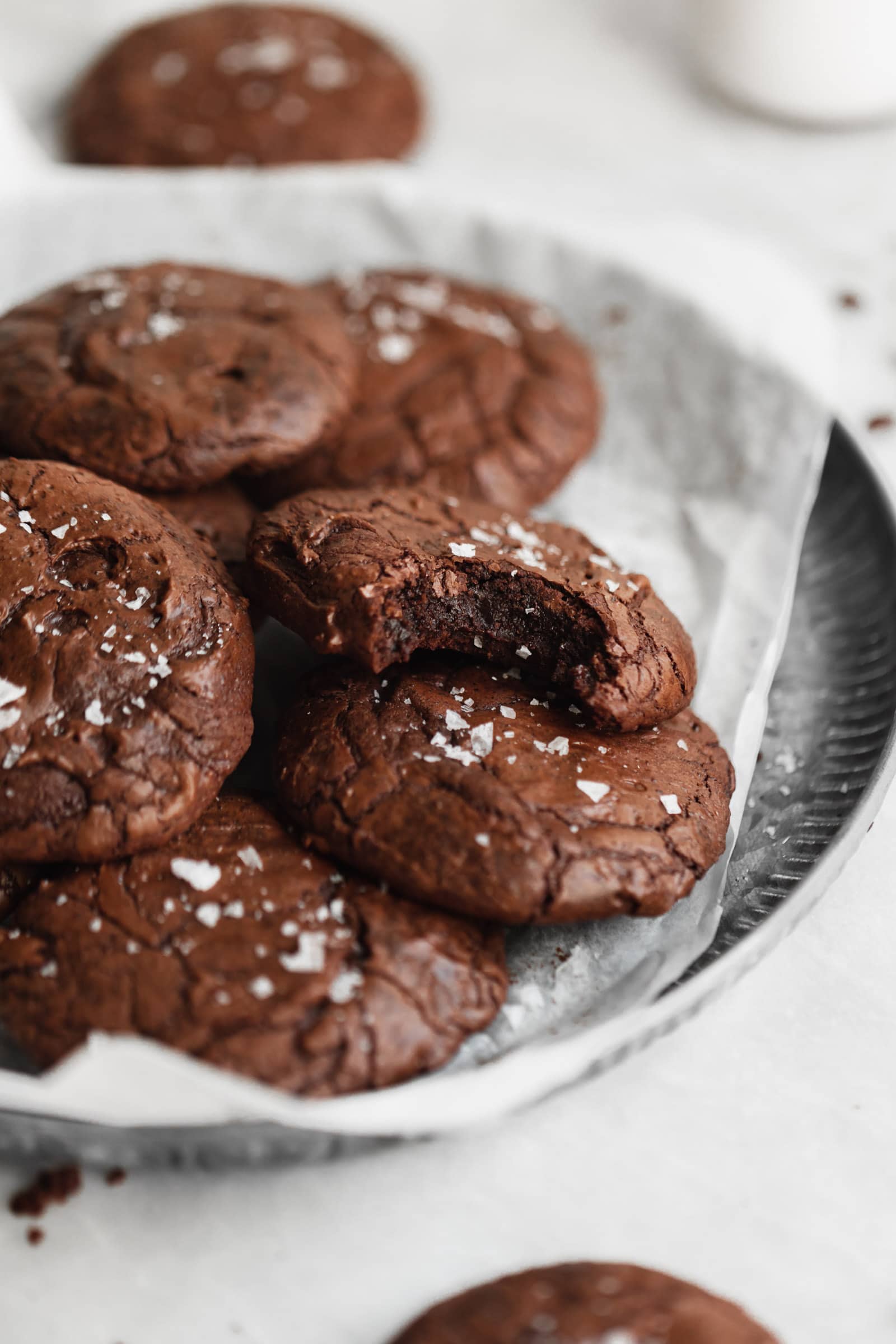 fudgy chocolate brownie cookies