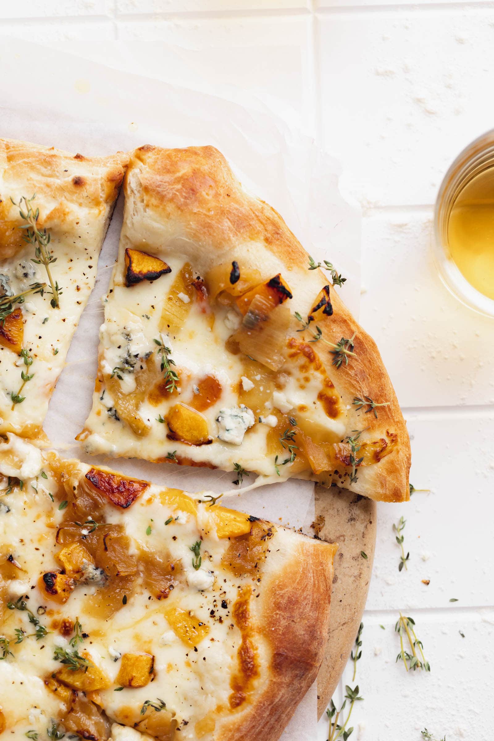 slice of harvest pizza