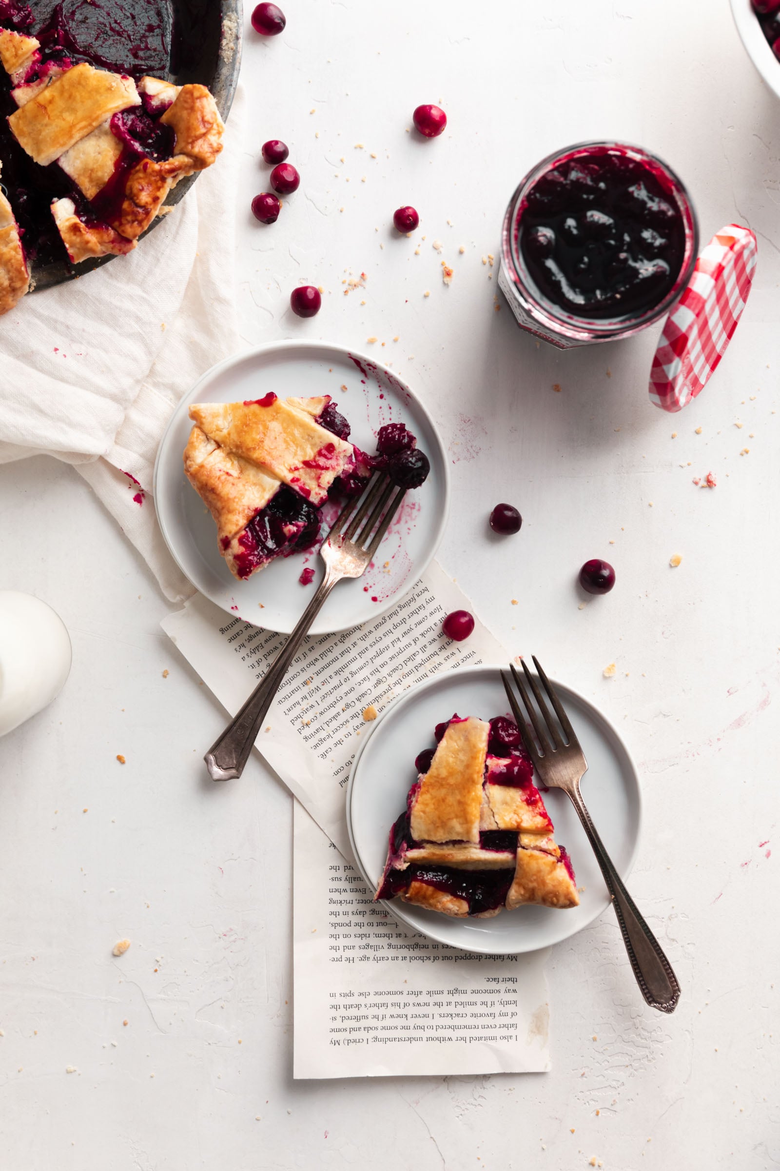 cranberry cherry pie