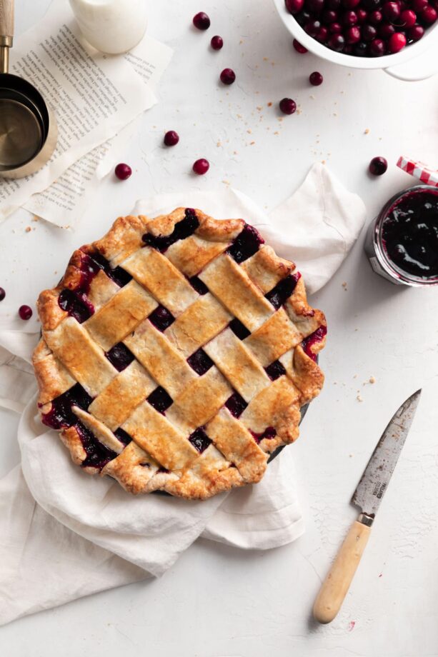 cranberry cherry pie