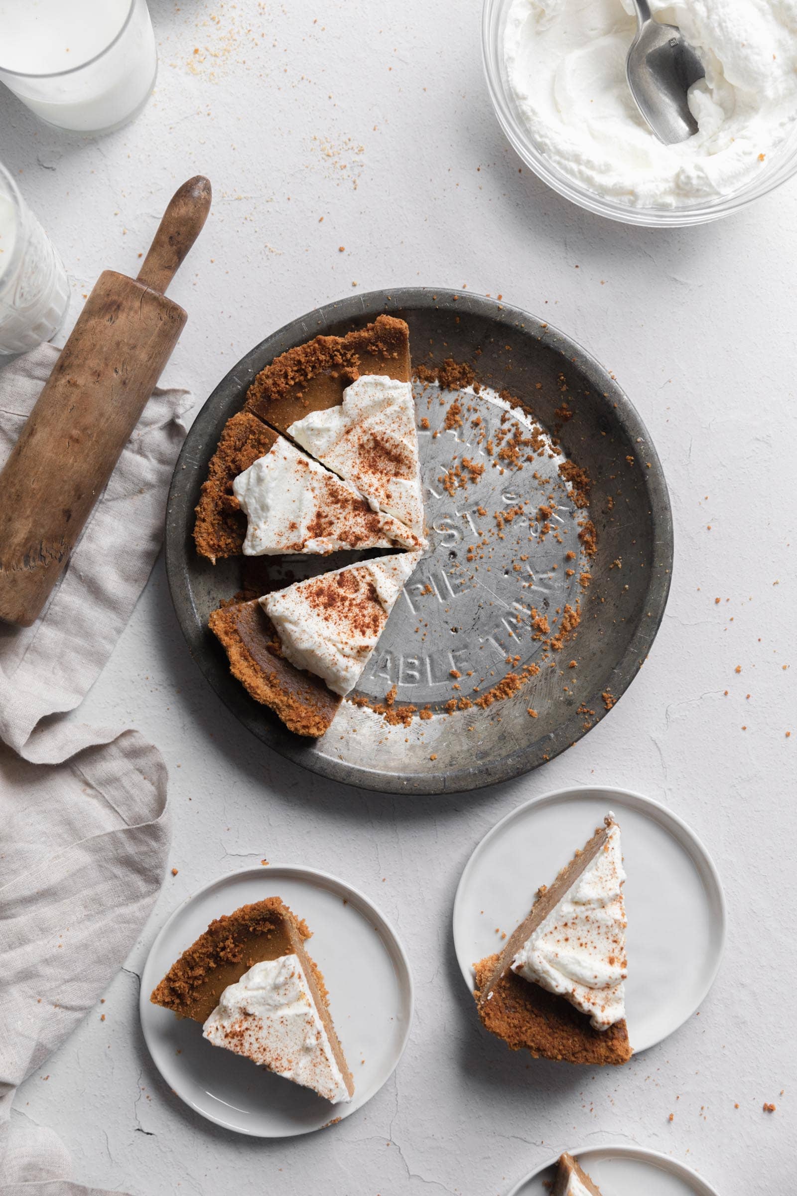 gingersnap pumpkin pie
