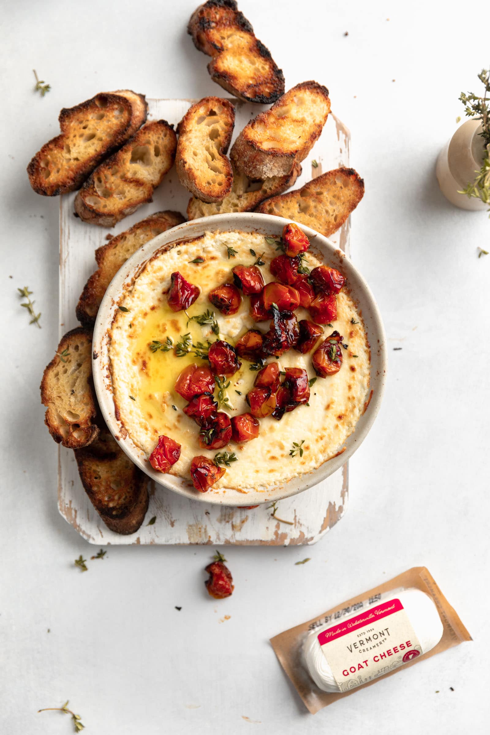 baked goat cheese dip