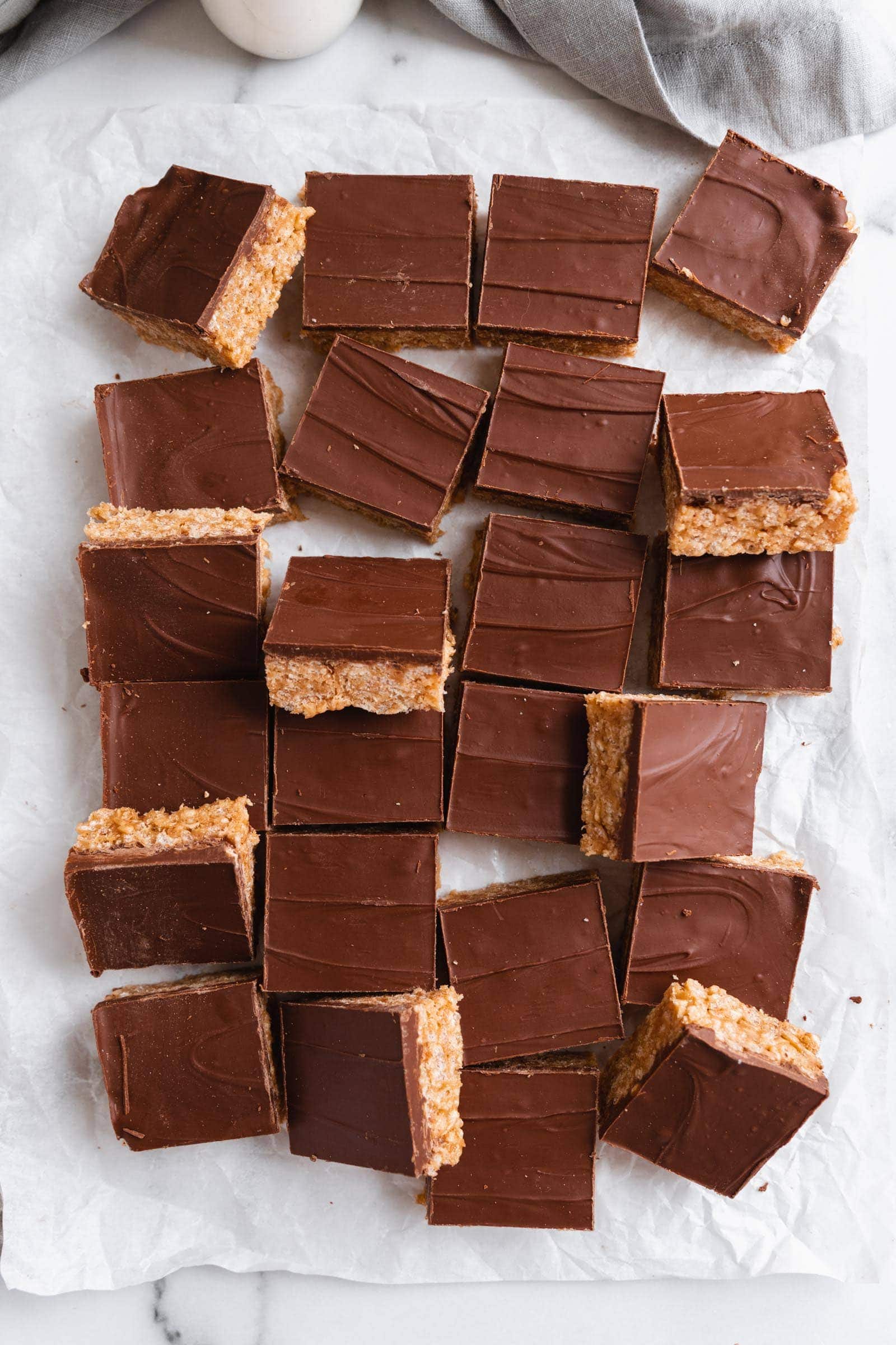 classic scotcheroos cut into squares