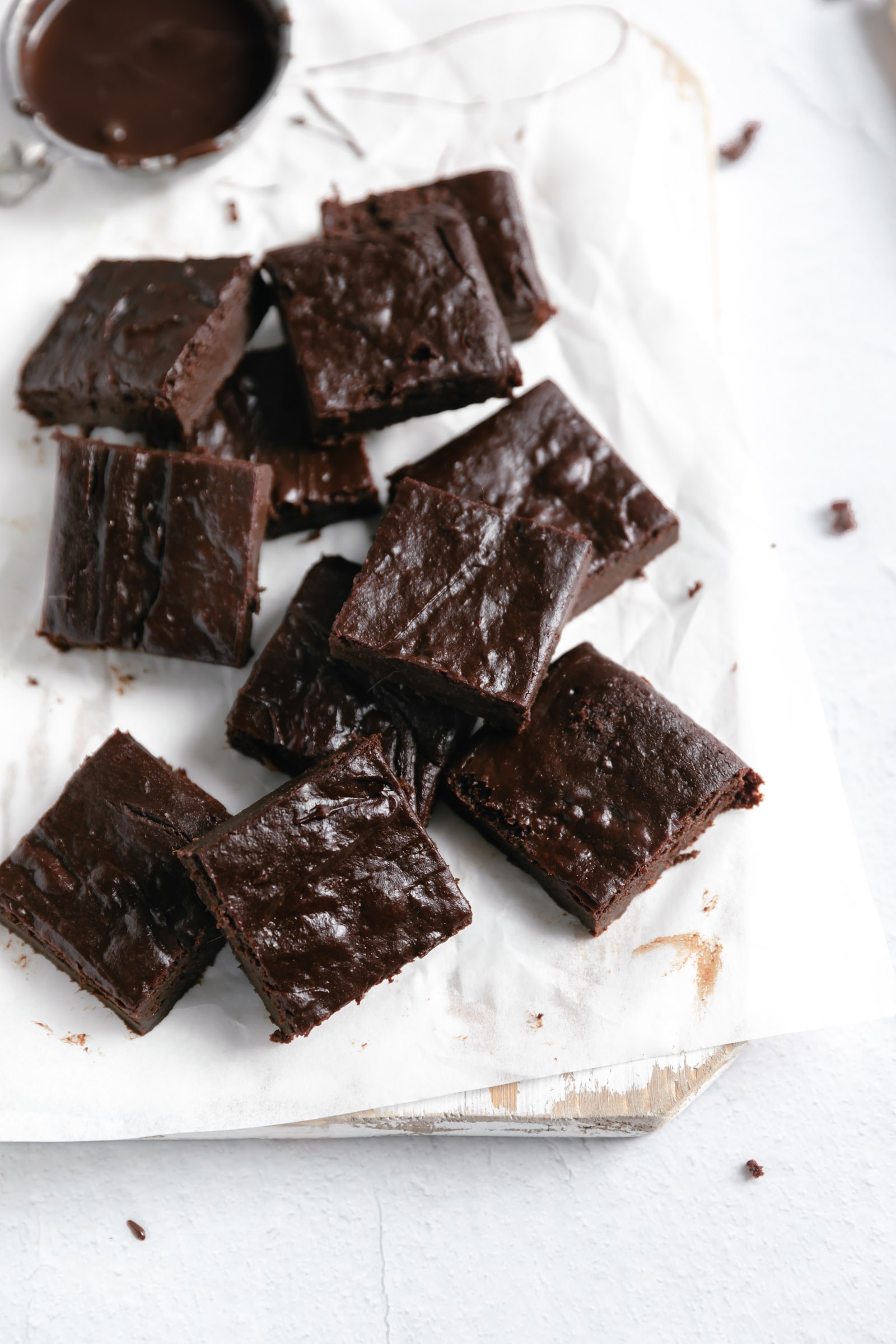 fudgy sweet potato brownies