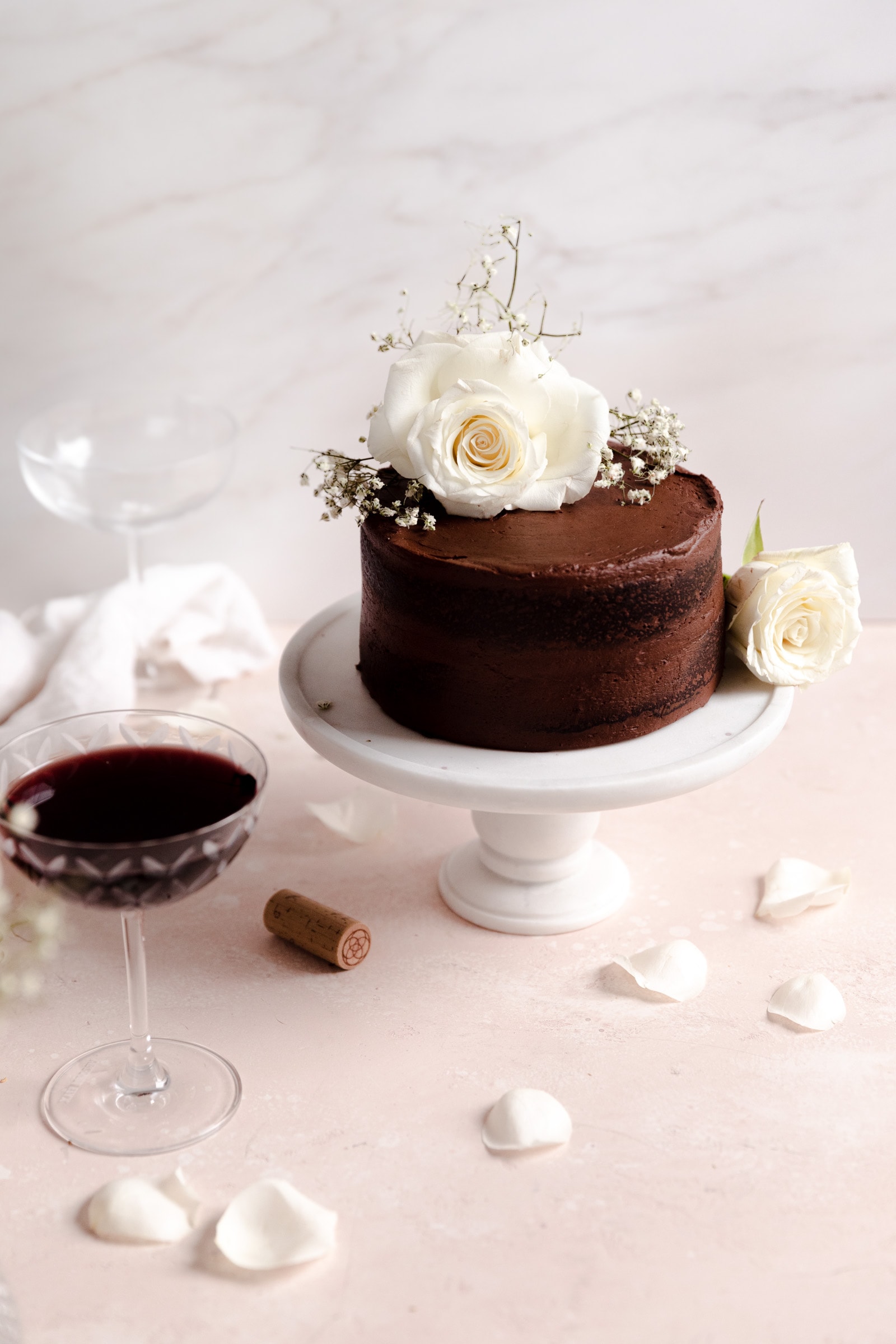 red wine chocolate cake