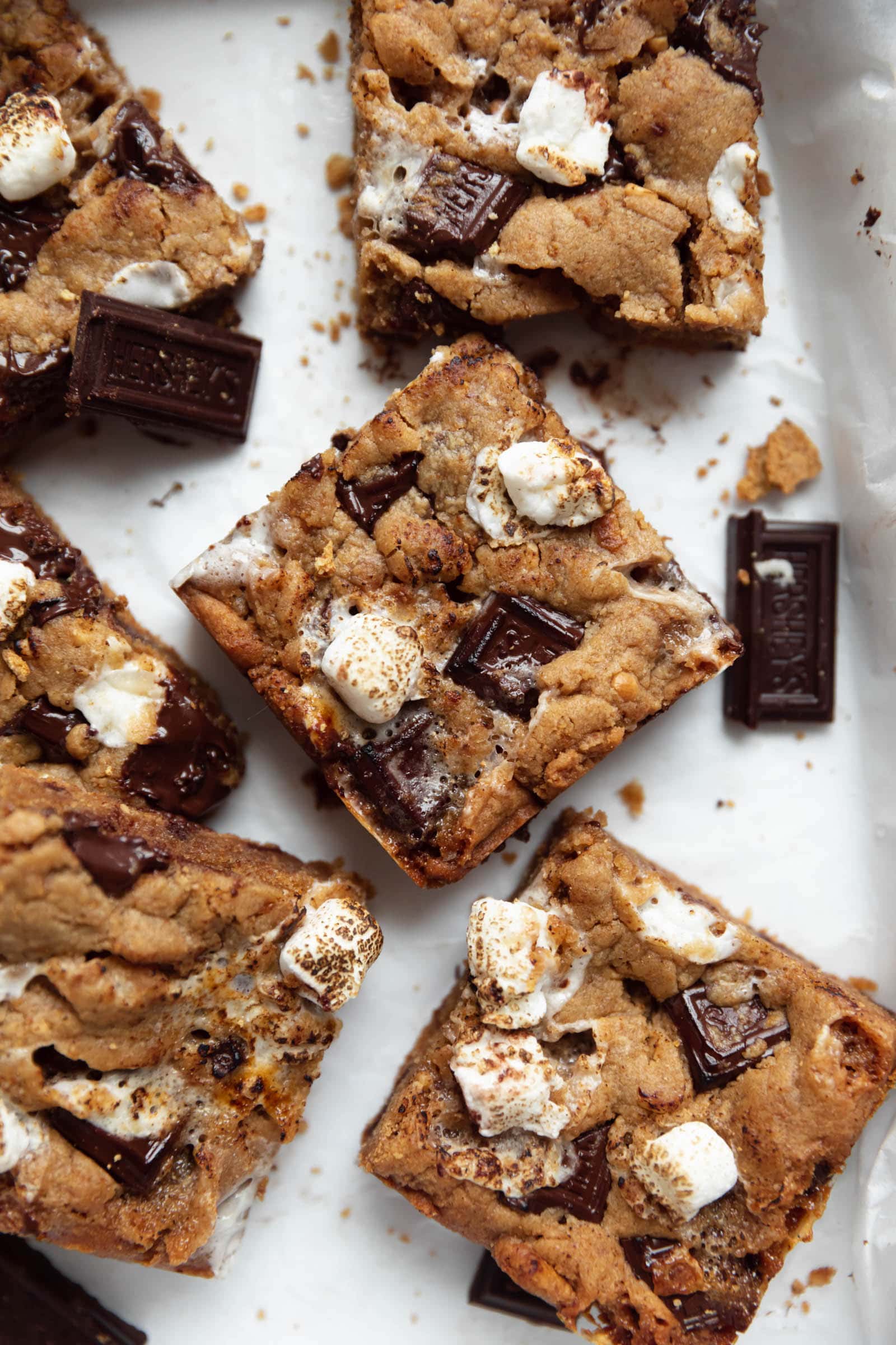 peanut butter s'mores bars