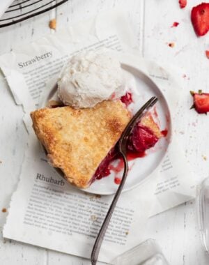 Strawberry Rhubarb Pie