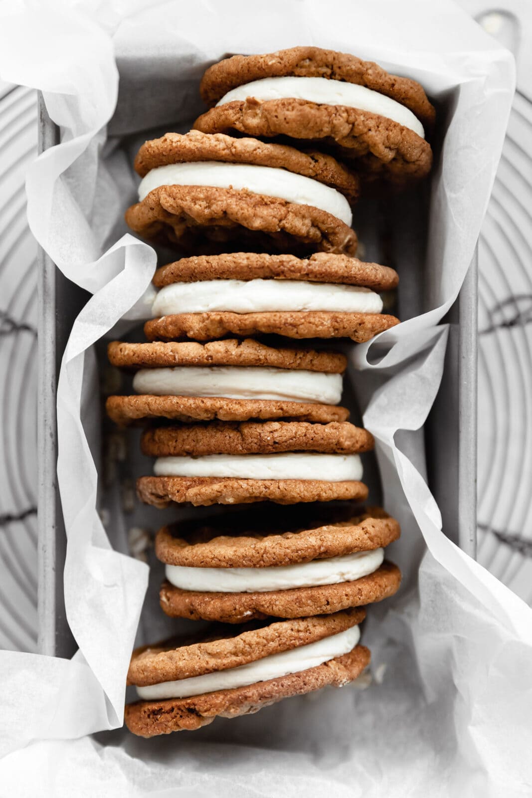 homemade oatmeal cream pie cookies