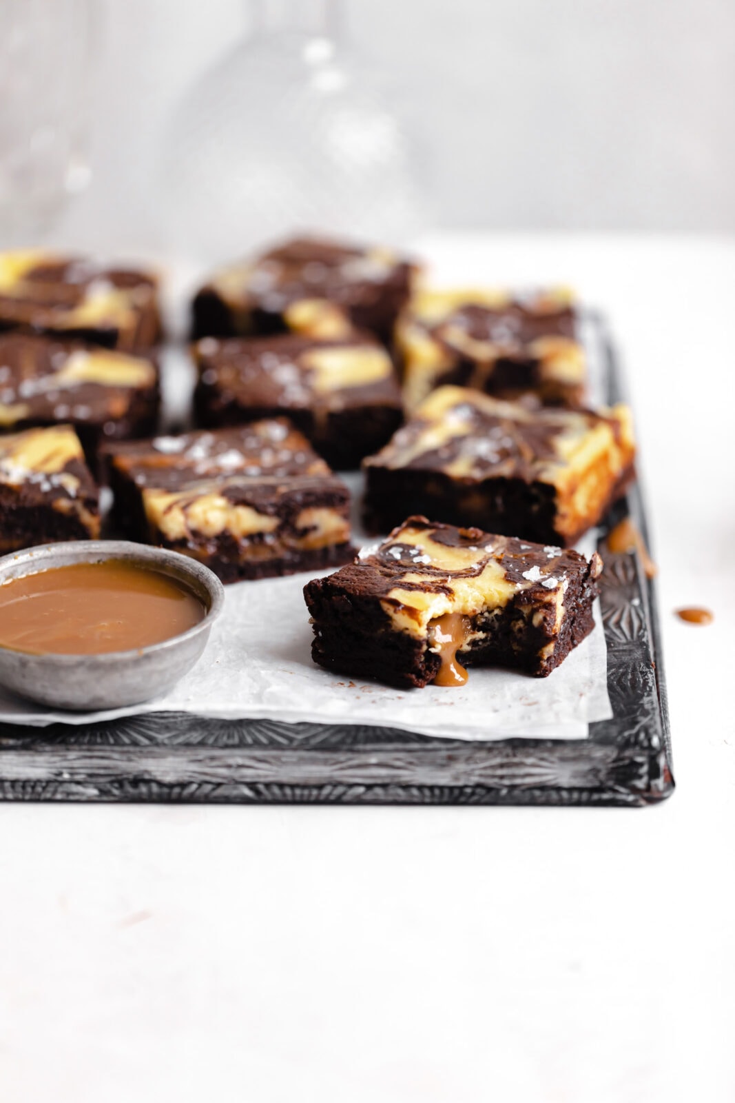 dulce de leche cheesecake brownies