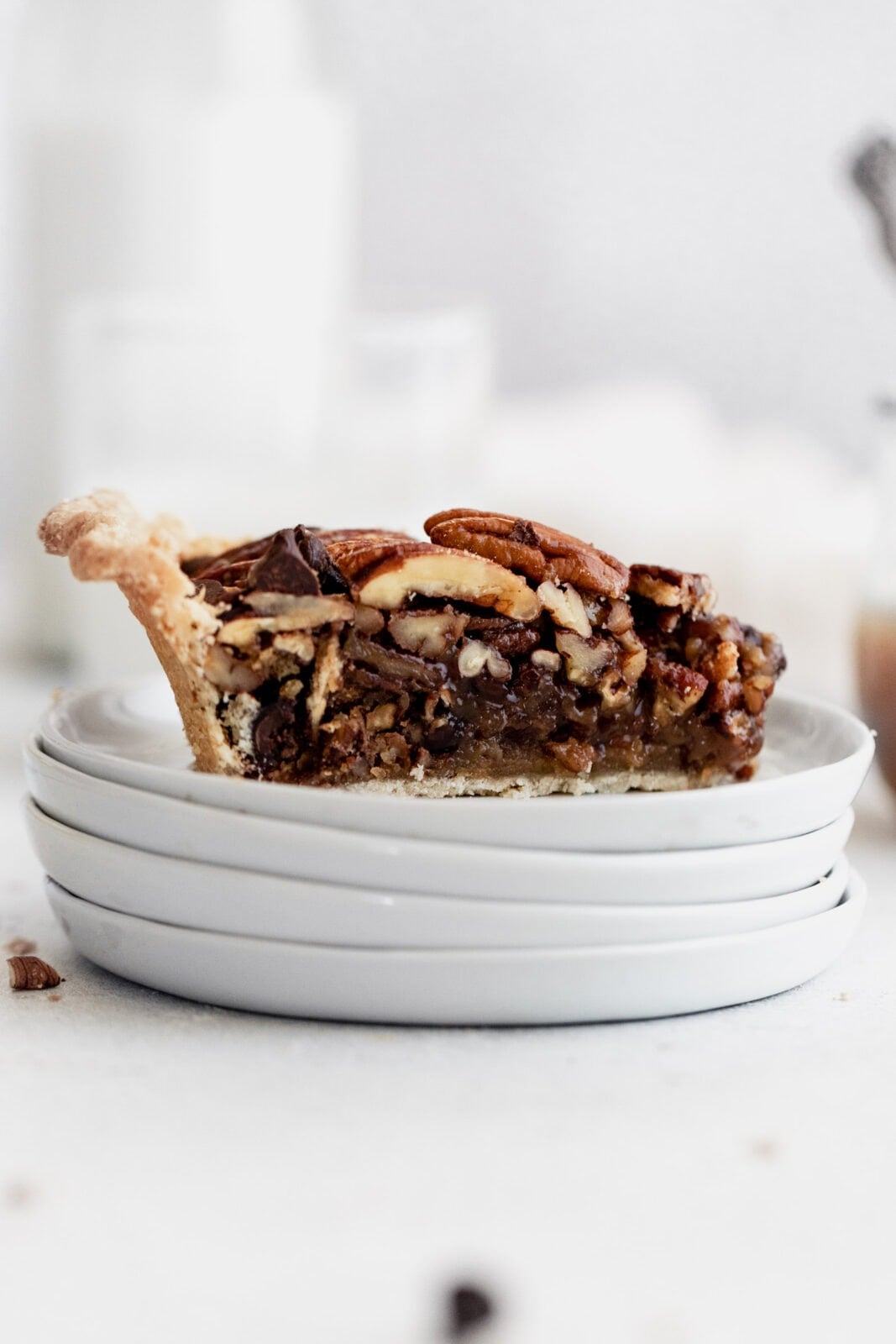 slice of pecan pie