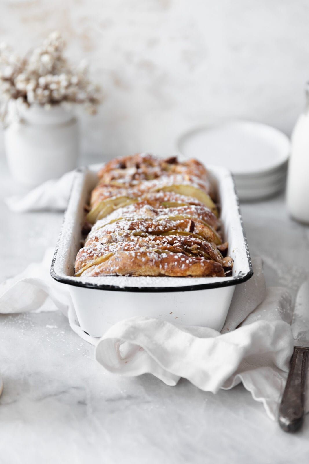 cinnamon apple french toast bake