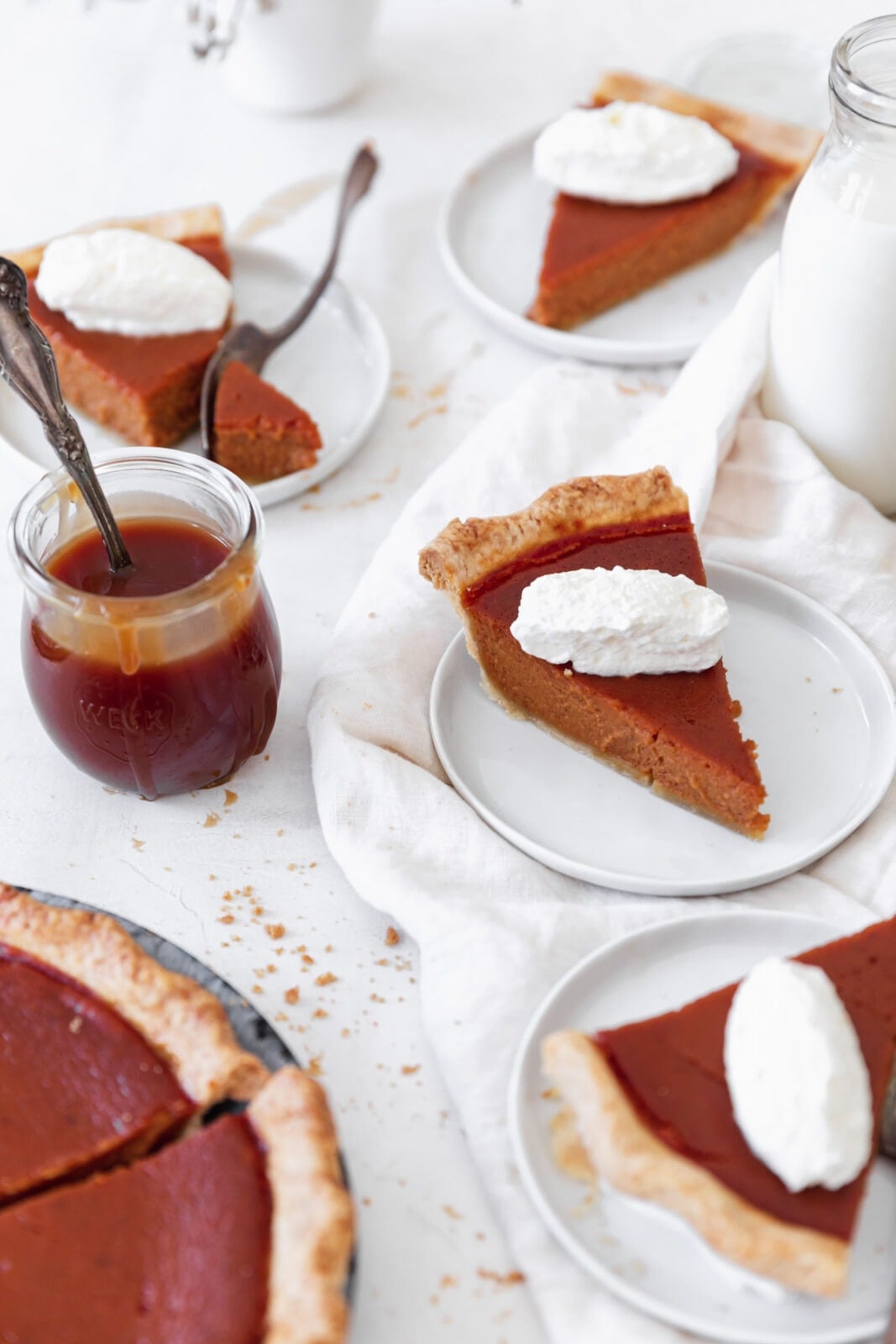 salted caramel pumpkin pie