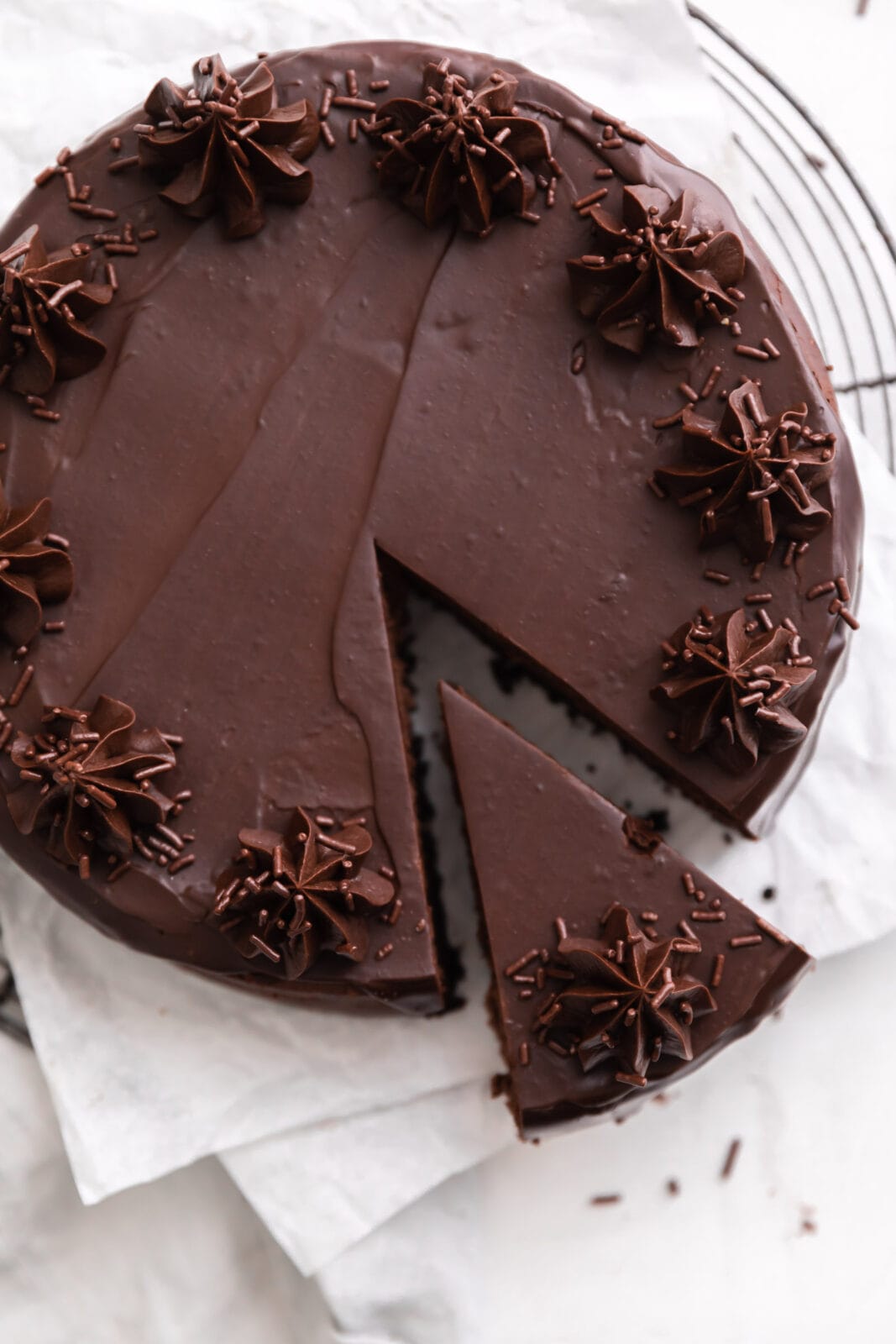 triple chocolate cheesecake