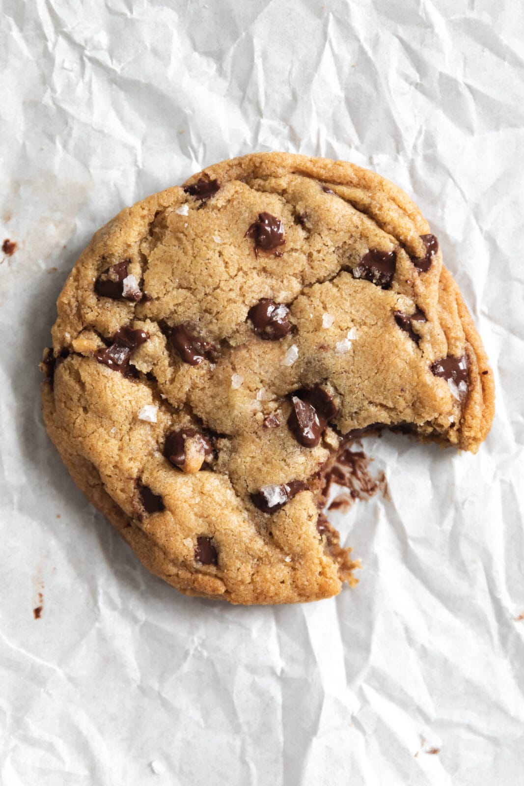 single serve chocolate chip cookie