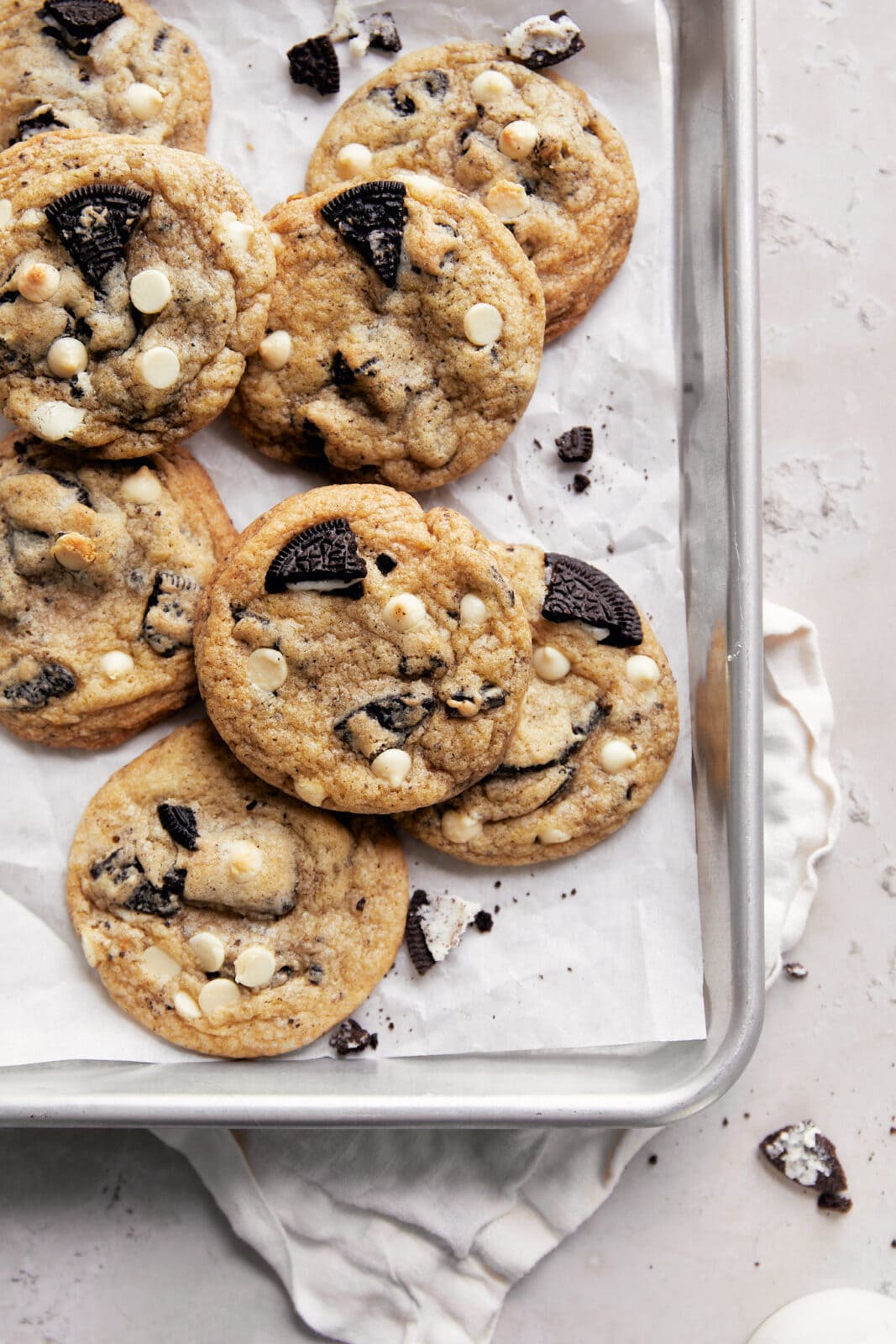loaded oreo chocolate chip cookies