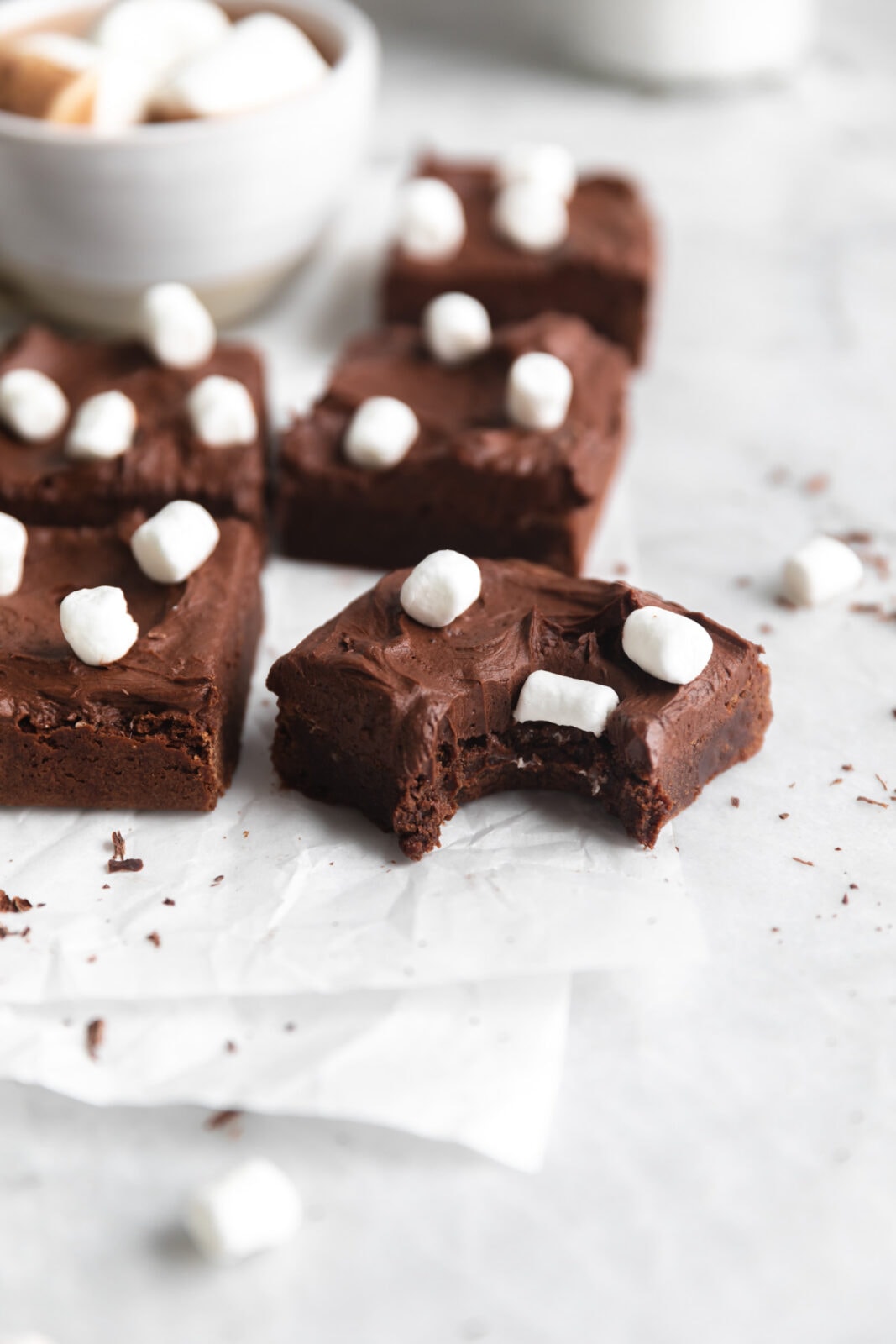 hot cocoa brownies