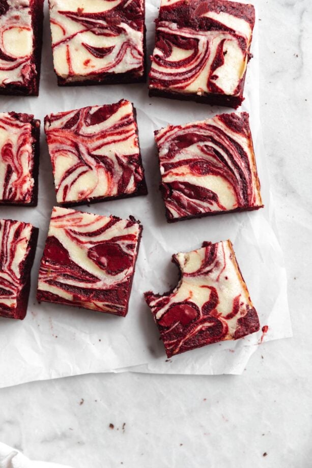 red velvet cheesecake brownies