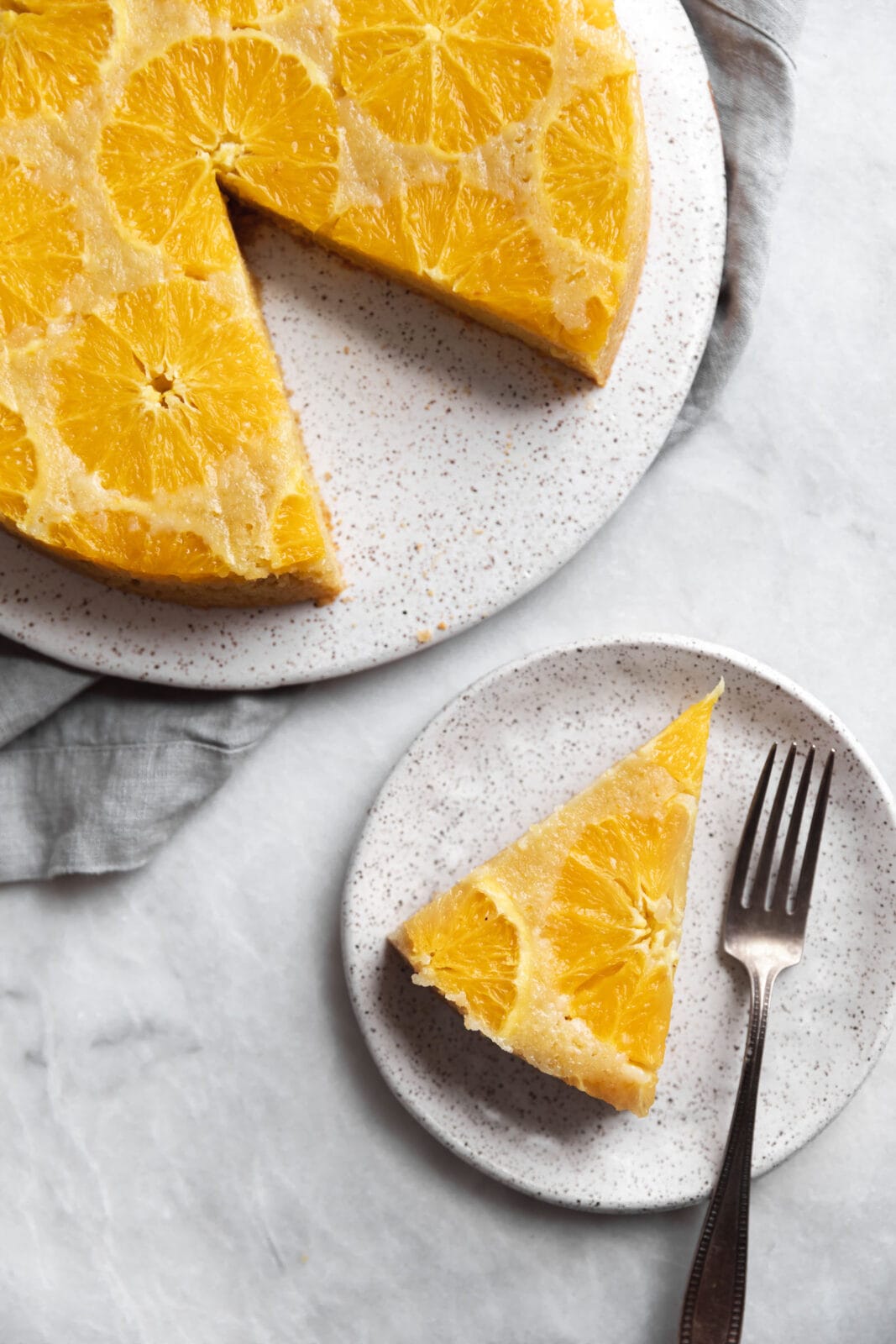 orange upside down cake