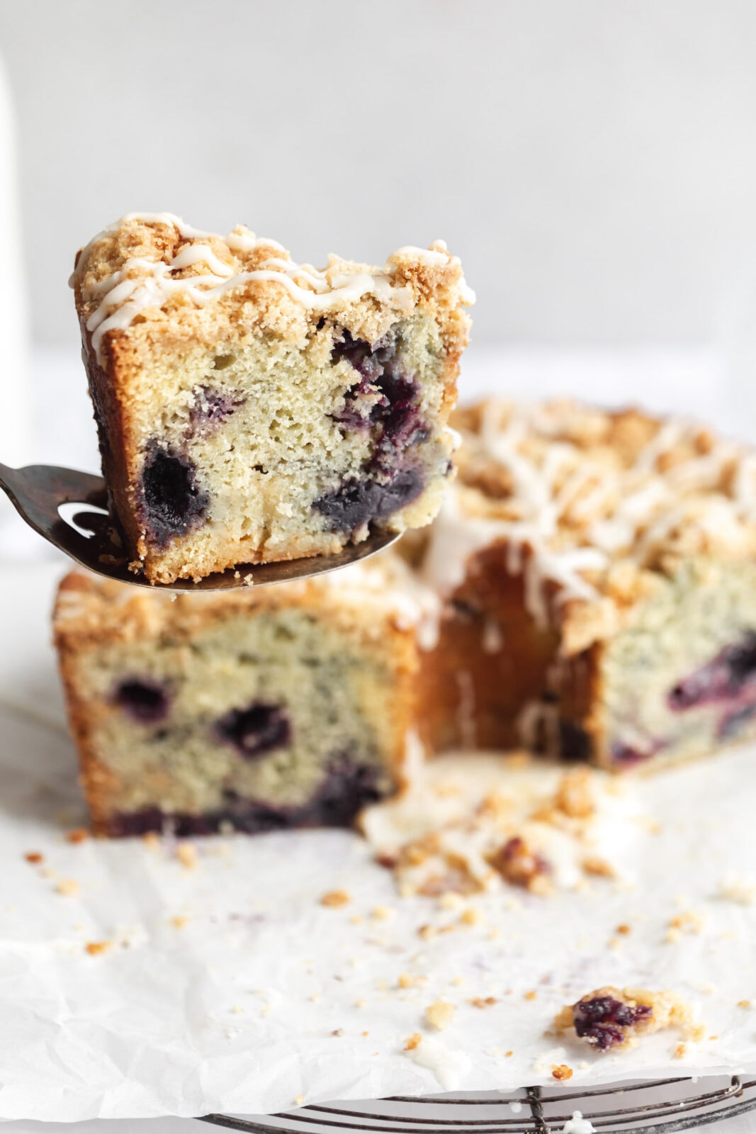 blueberry white chocolate coffee cake