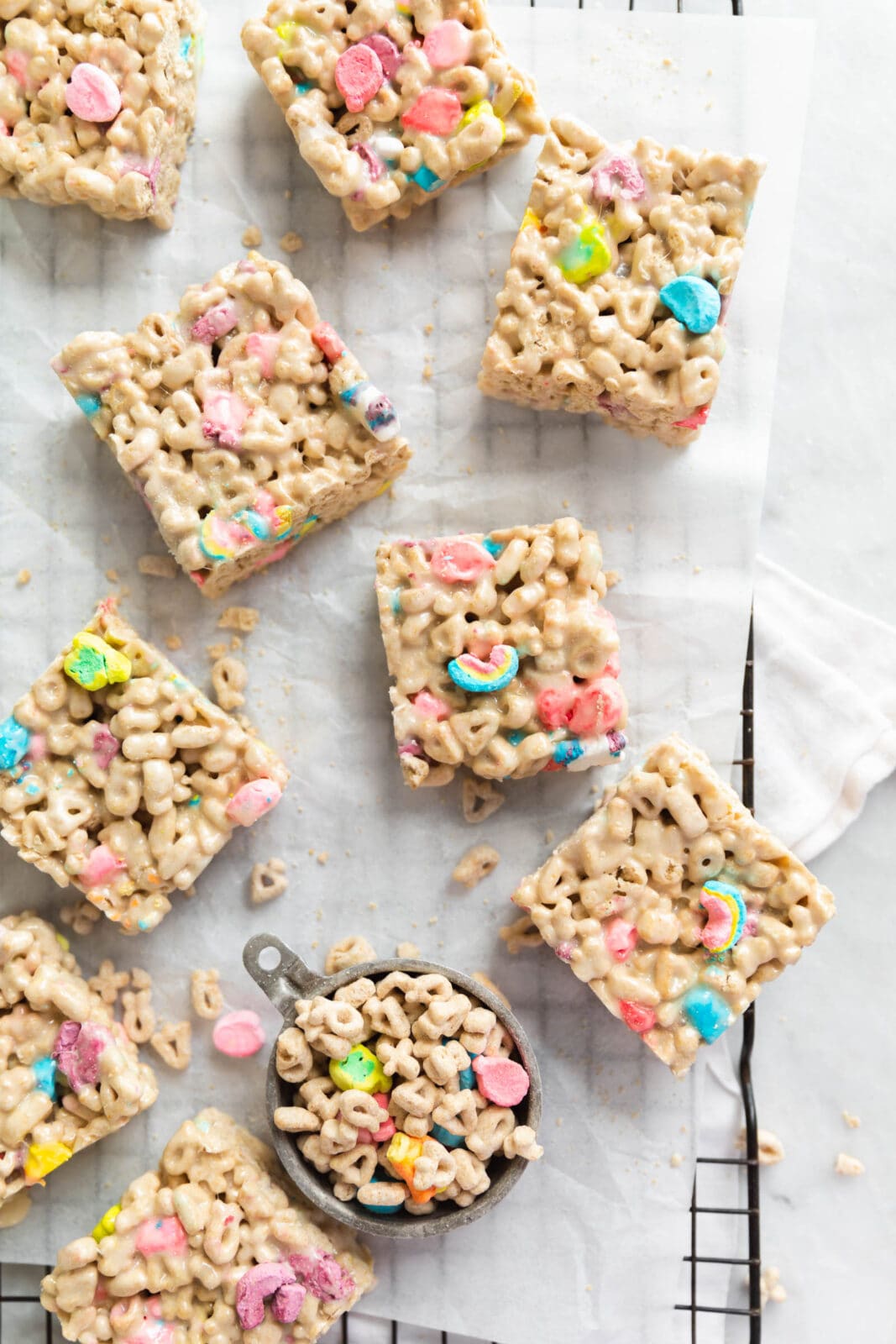 lucky charms rice krispie treats