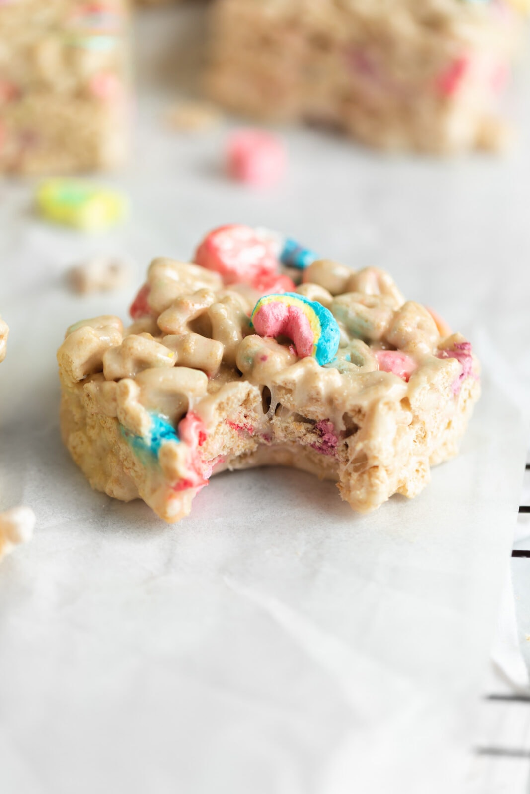 lucky charms rice krispie treats