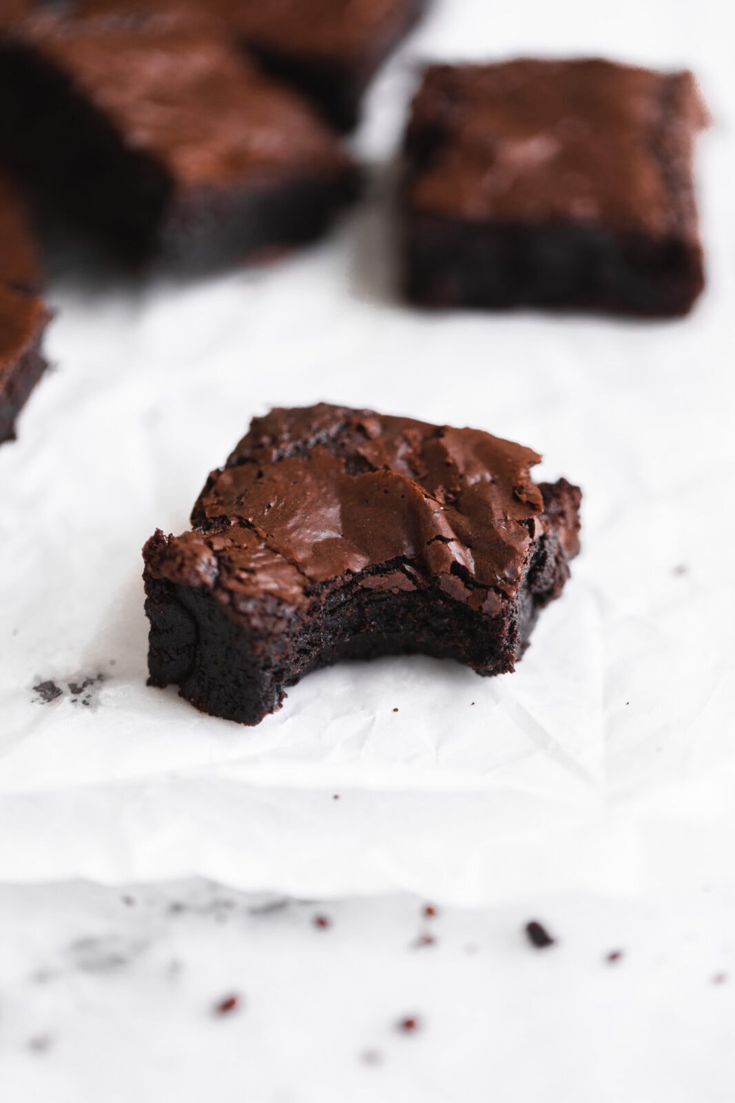 gluten free brownie with bite