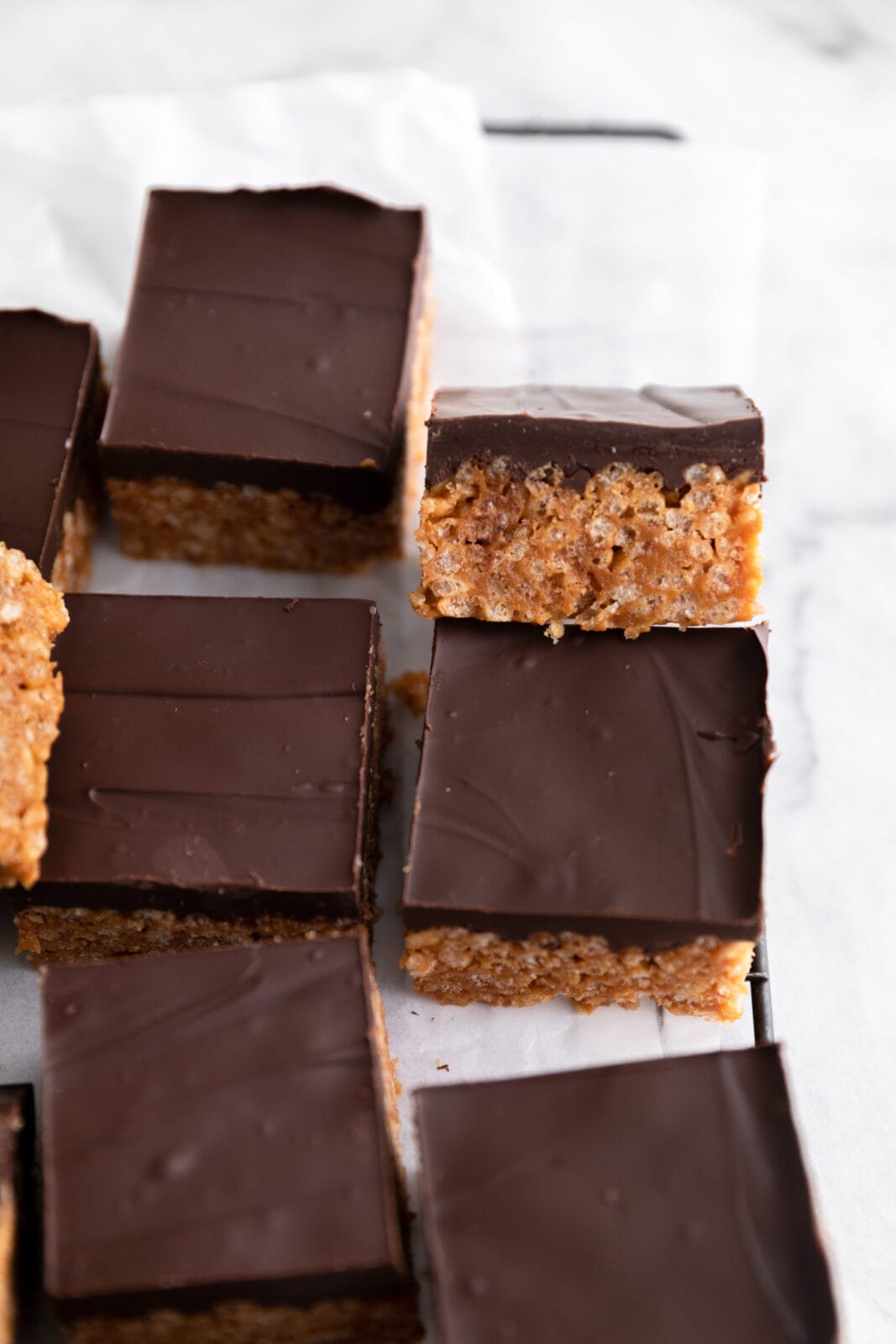 salted caramel scotcheroos