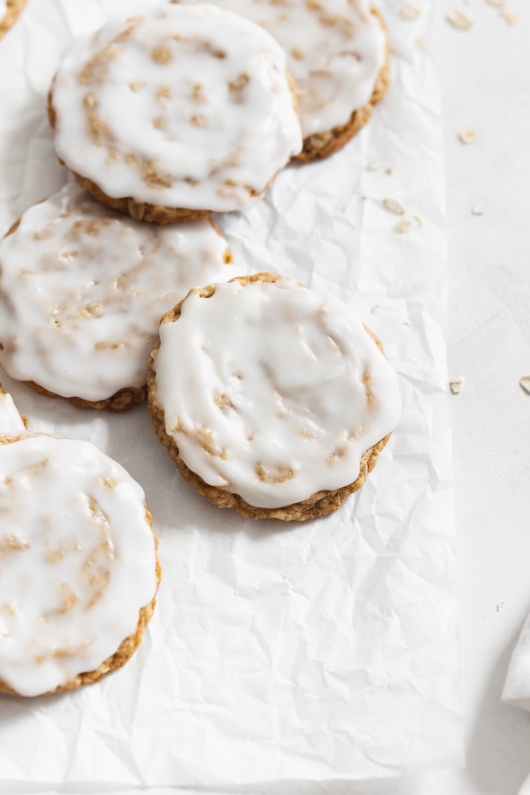 iced oatmeal cookiew