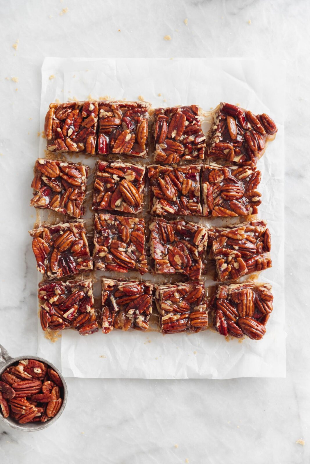 no bake pecan pie bars