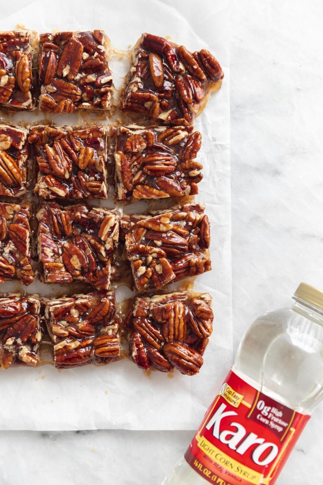 karo no bake pecan pie bars