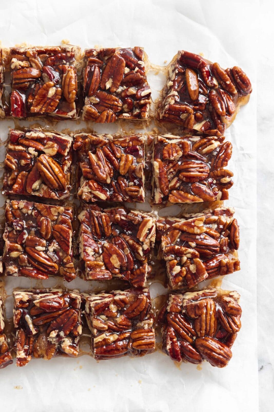 no bake pecan pie bars