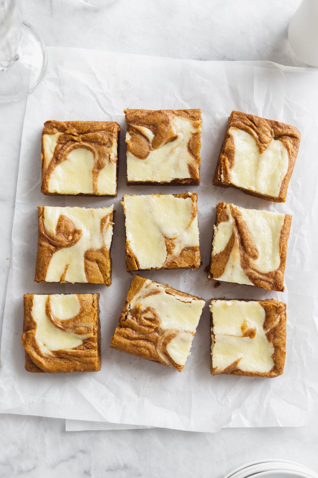 pumpkin cheesecake bars