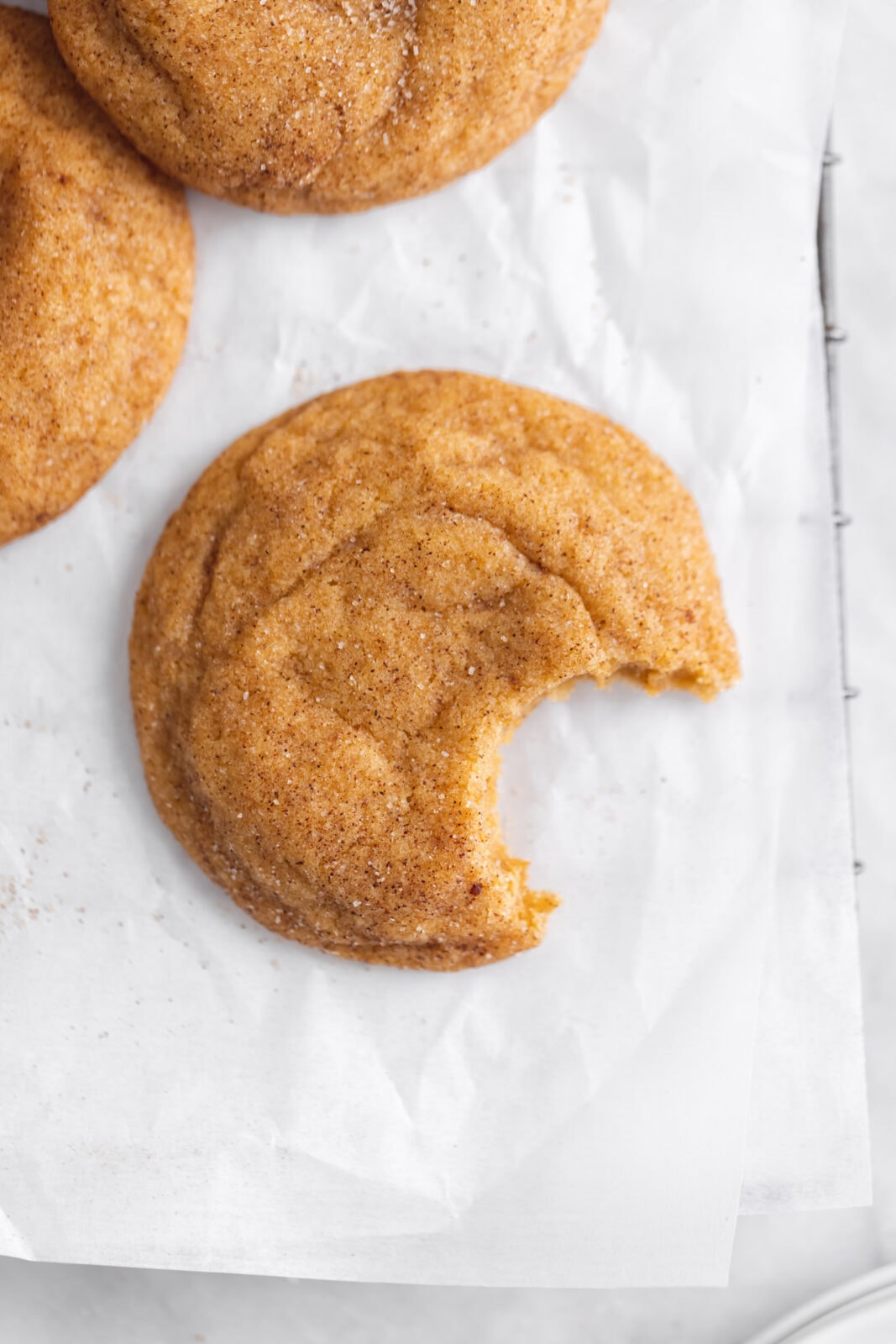 pumpkin snickerdoodles with pumpkin spice