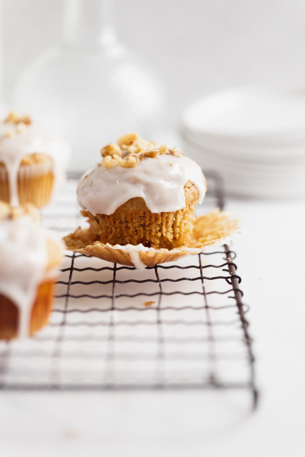loaded carrot cake muffins
